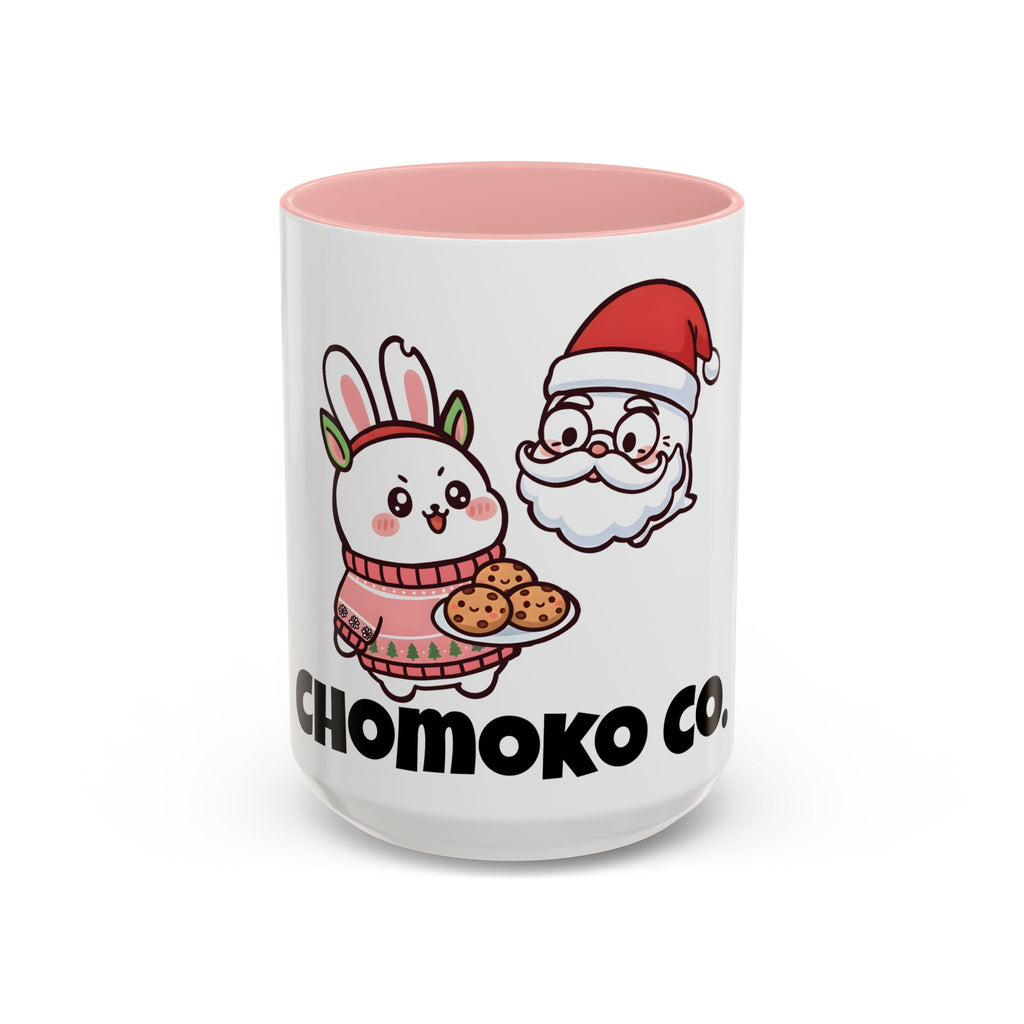 Chomoko and santa Oji Accent Coffee Mug (11, 15oz)