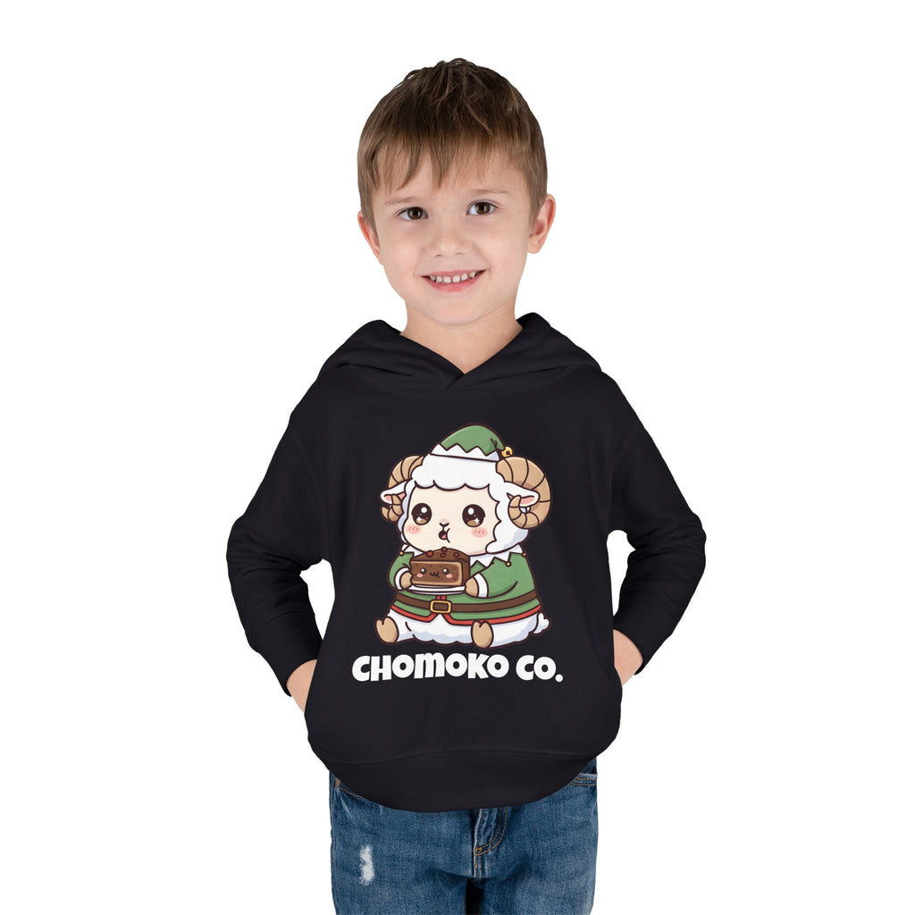 Bashi in an elf costume Toddler Pullover Fleece Hoodie