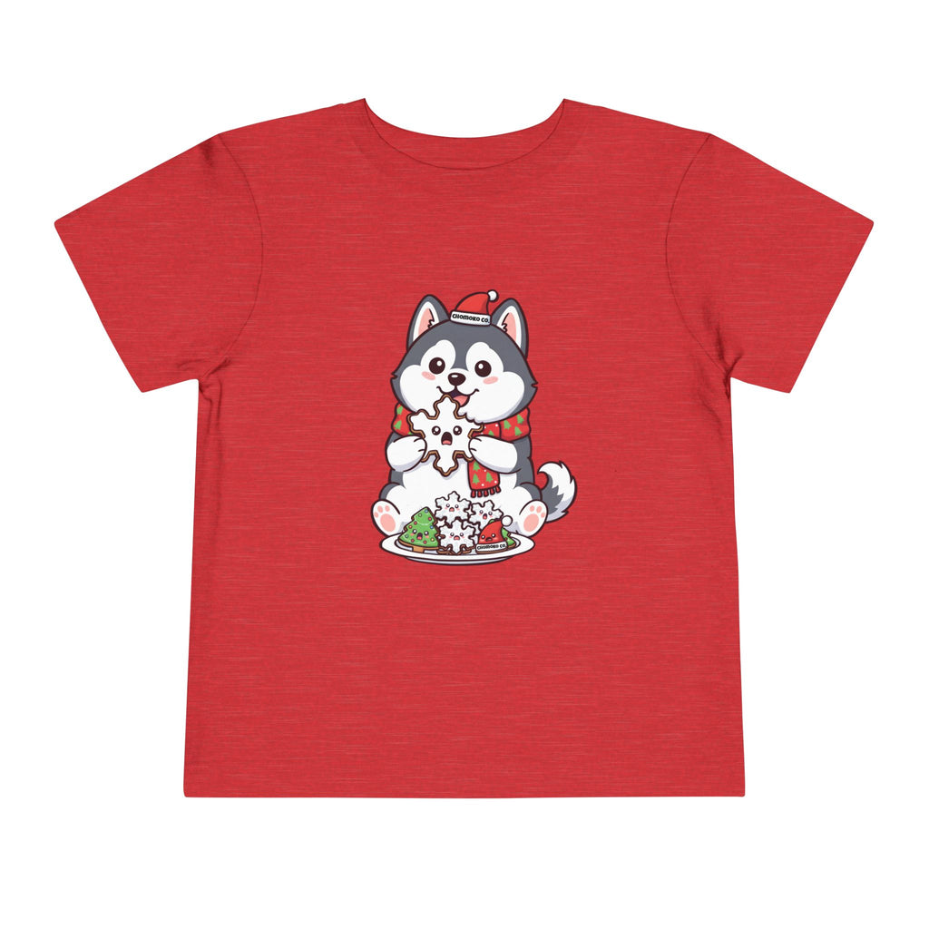 Koda eating Sugar cookies Toddler Short Sleeve Tee