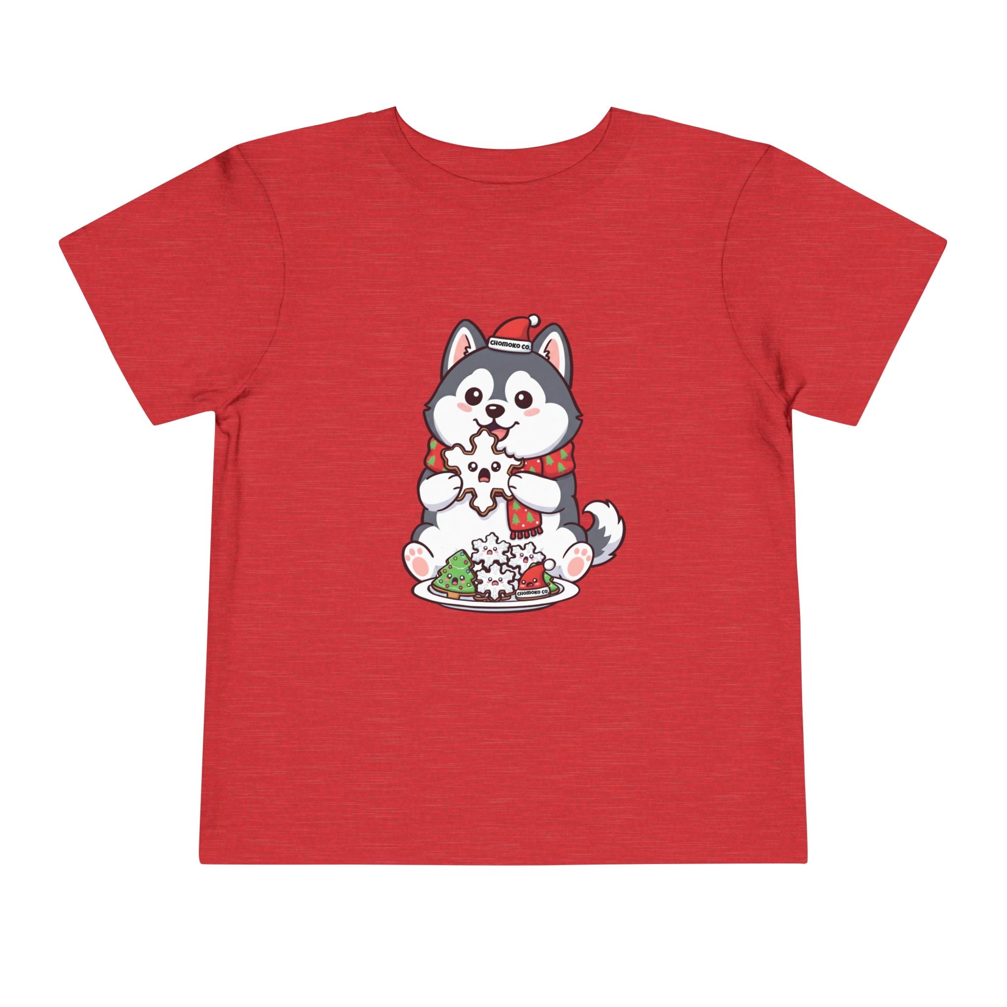 Koda eating Sugar cookies Toddler Short Sleeve Tee