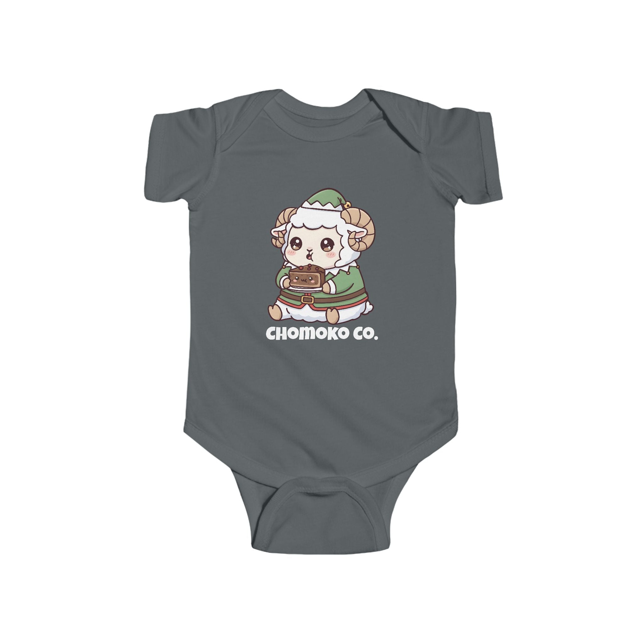 Bashi in an elf costume Infant Fine Jersey Bodysuit