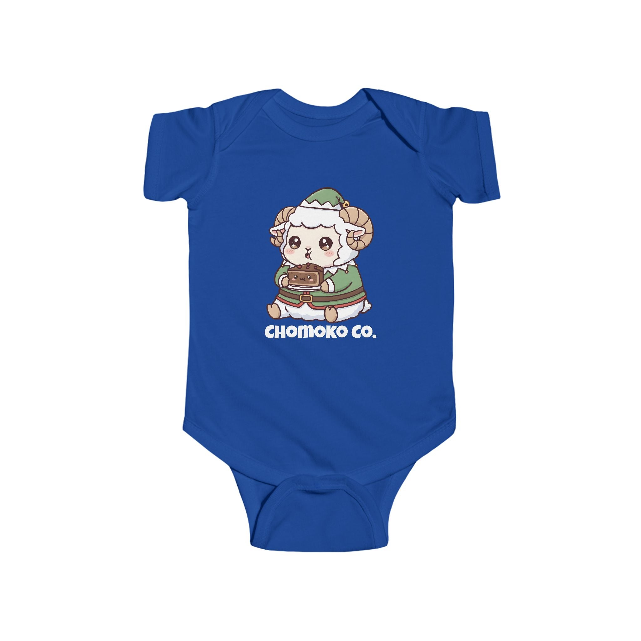 Bashi in an elf costume Infant Fine Jersey Bodysuit