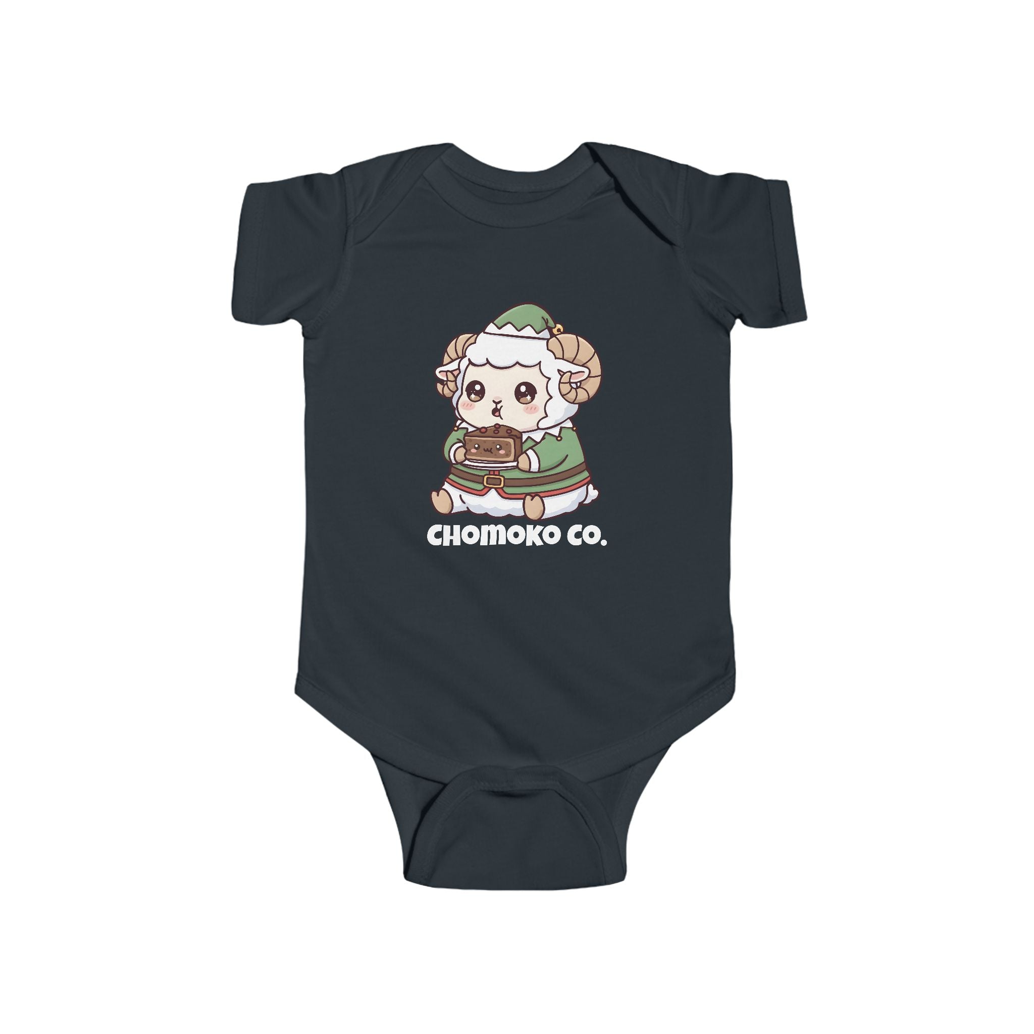 Bashi in an elf costume Infant Fine Jersey Bodysuit