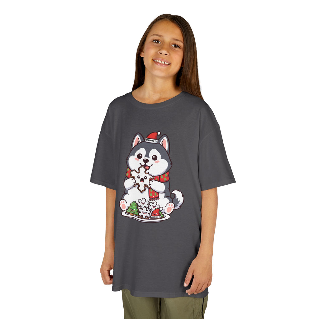 Koda eating Sugar cookies Kids Heavy Cotton™ Tee