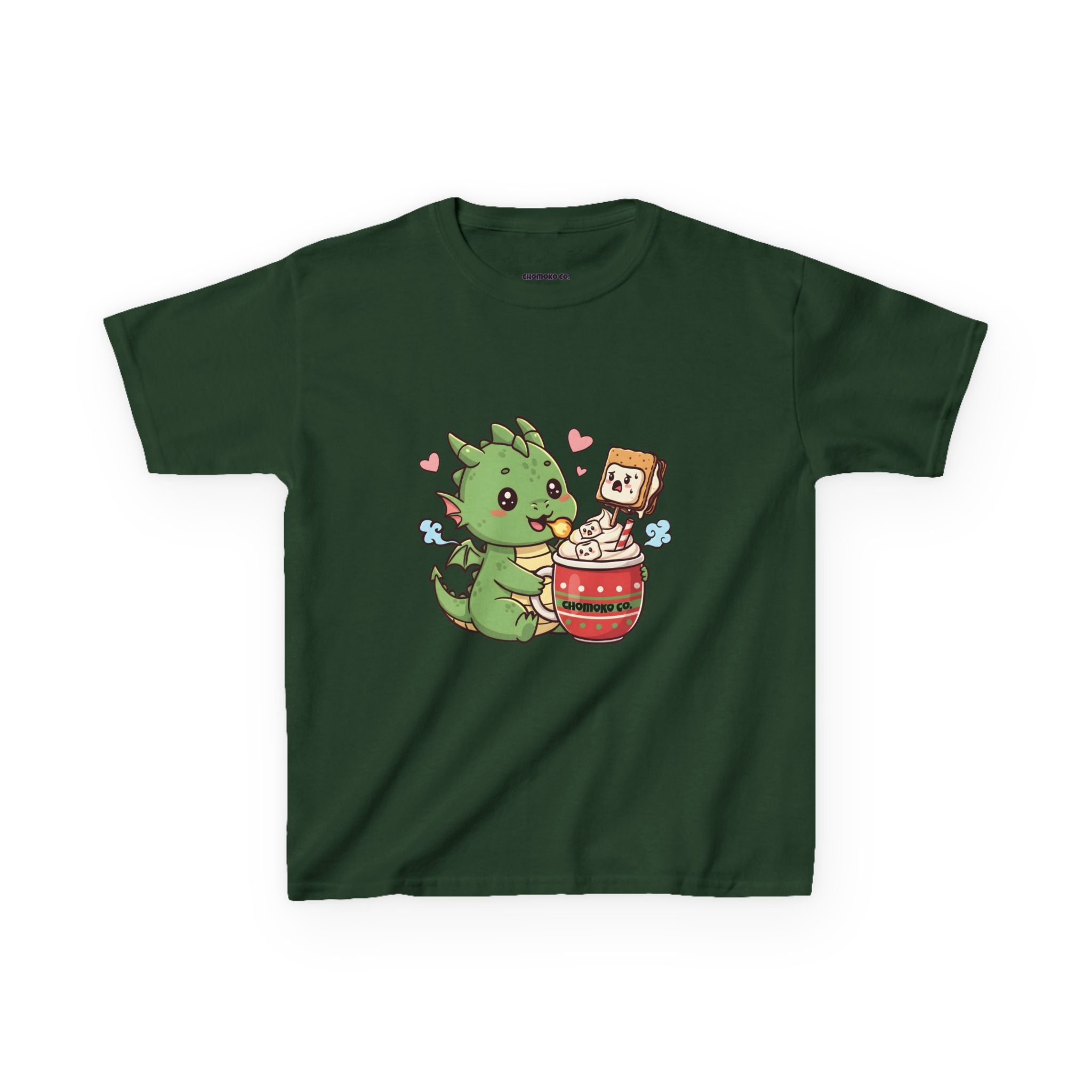 Rinzu drinking Hot chocolate Kids Heavy Cotton™ Tee
