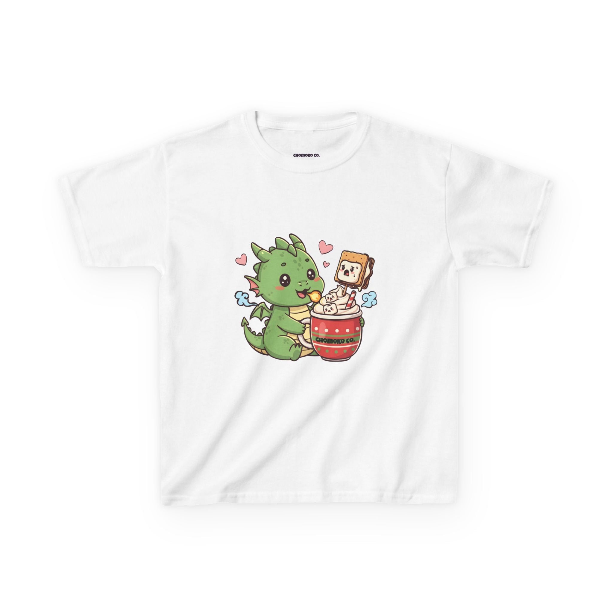 Rinzu drinking Hot chocolate Kids Heavy Cotton™ Tee