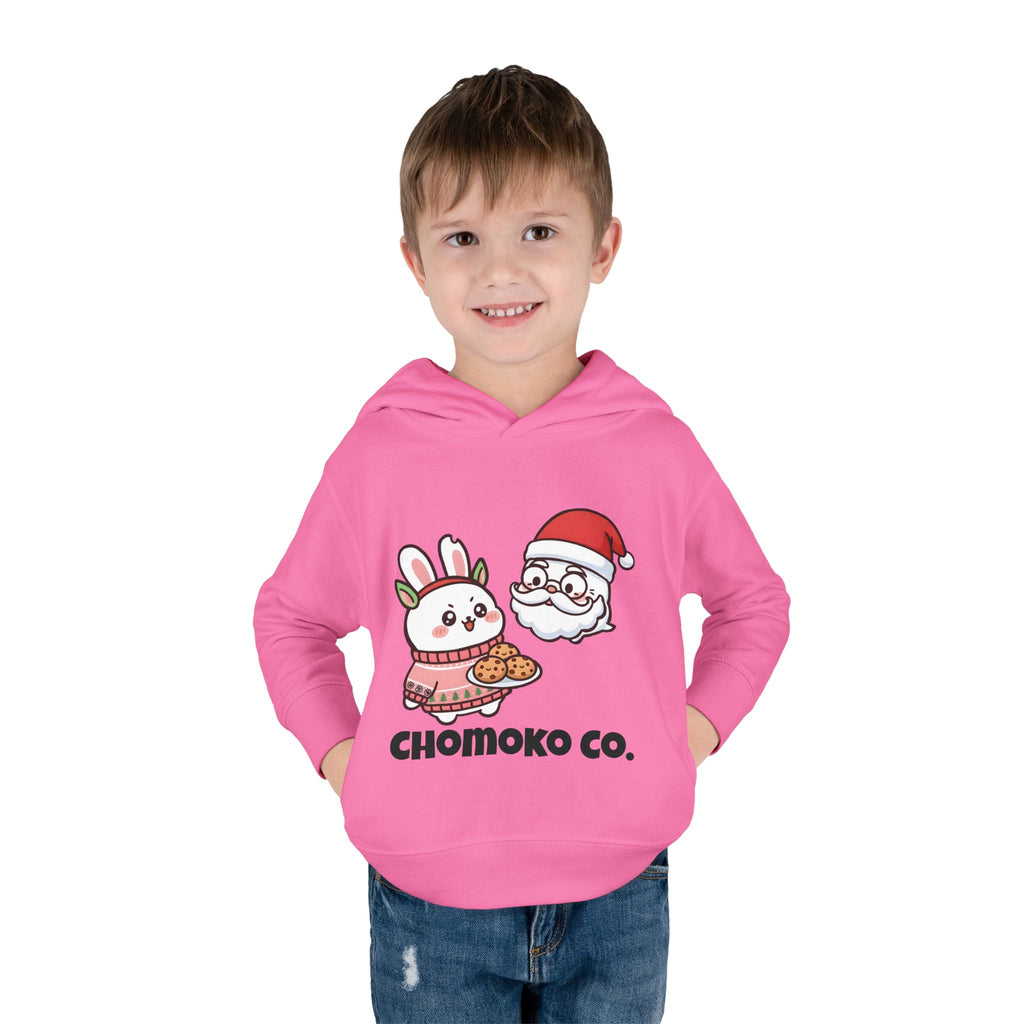 Chomoko and Santa Oji Toddler Pullover Fleece Hoodie