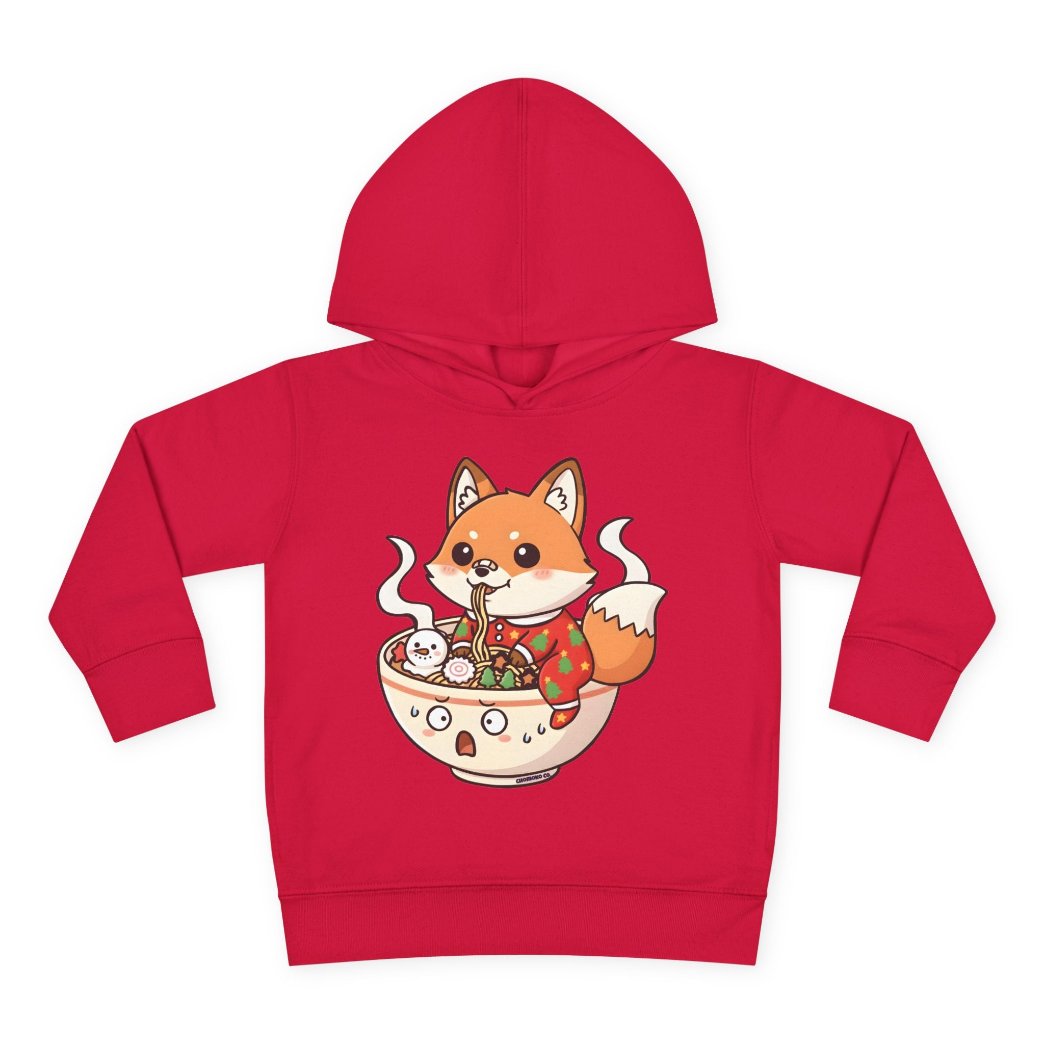 Sumi in Christmas pajamas Toddler Pullover Fleece Hoodie