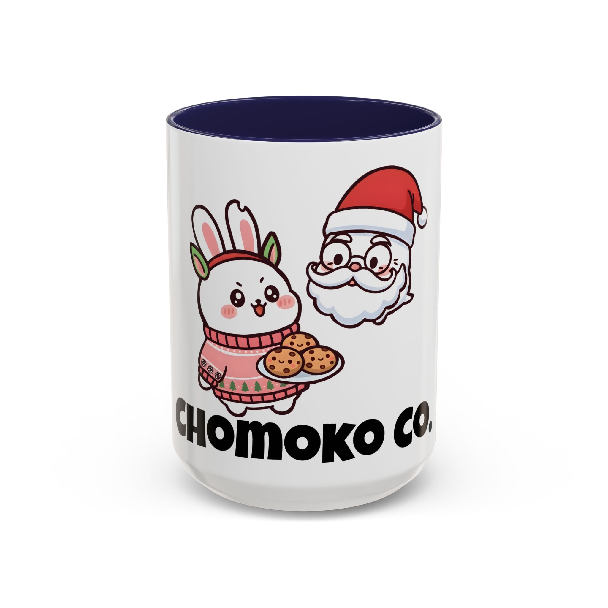 Chomoko and santa Oji Accent Coffee Mug (11, 15oz)