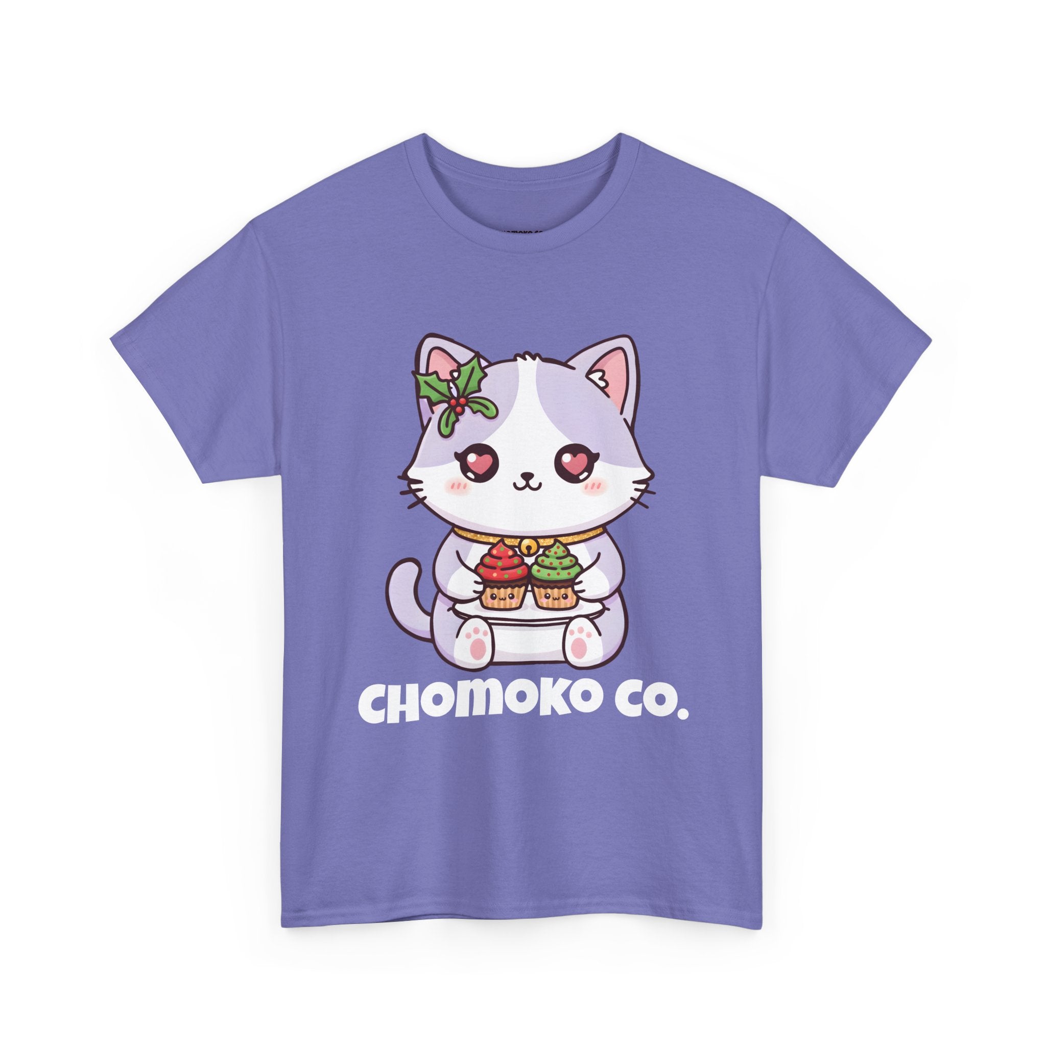 Nori with Christmas Cupcakes Sharing Tee | Christmas Cute Holiday Shirt