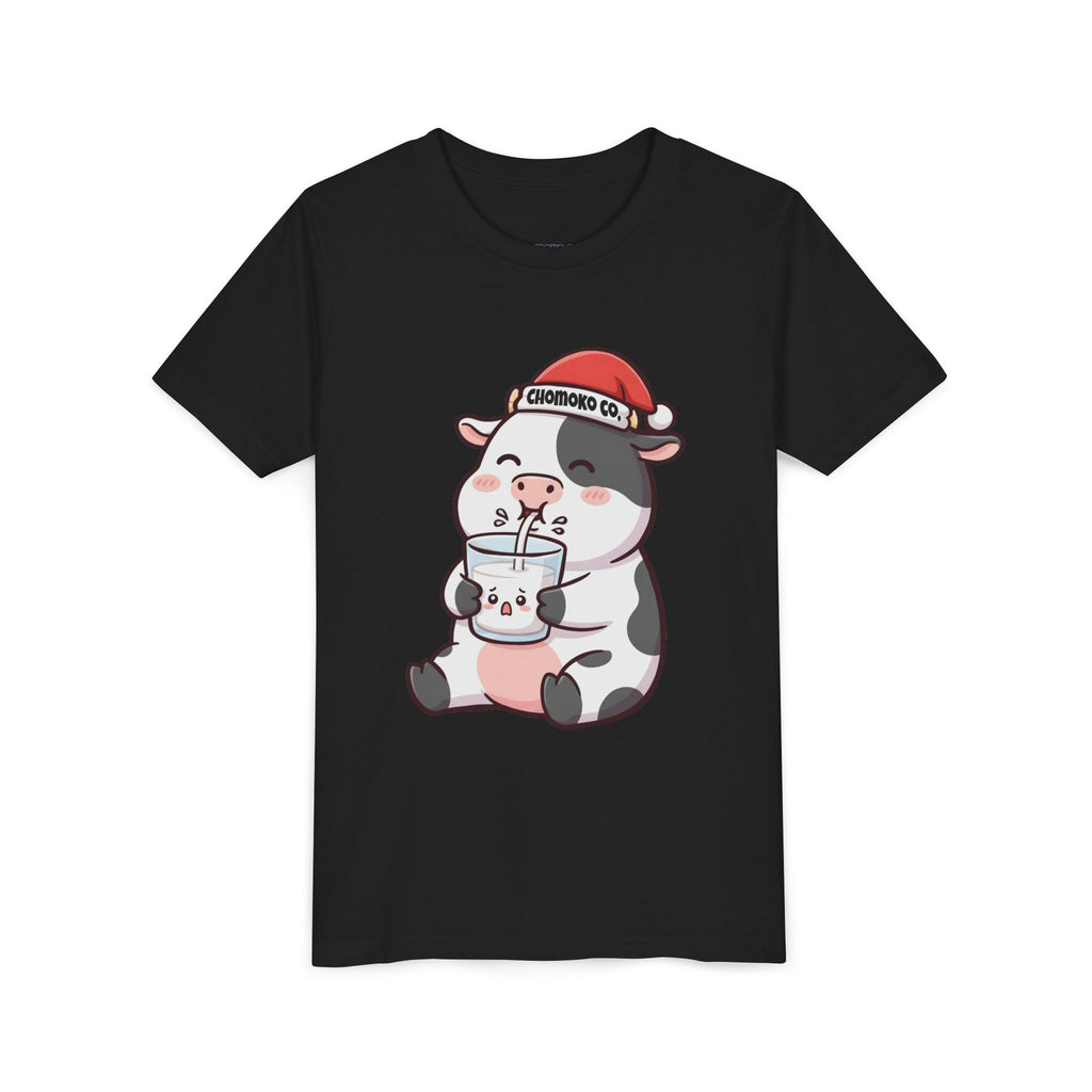 Kolby with Santa hat Youth Short Sleeve Tee