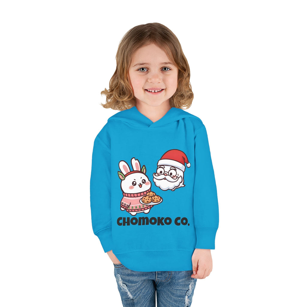 Chomoko and Santa Oji Toddler Pullover Fleece Hoodie