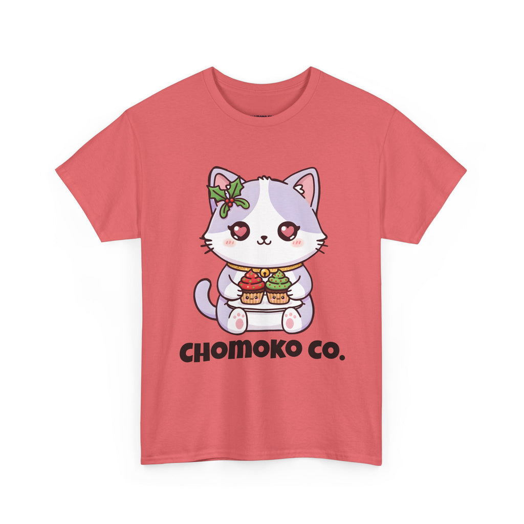 Nori with Christmas Cupcakes Sharing Tee | Christmas Cute Holiday Shirt