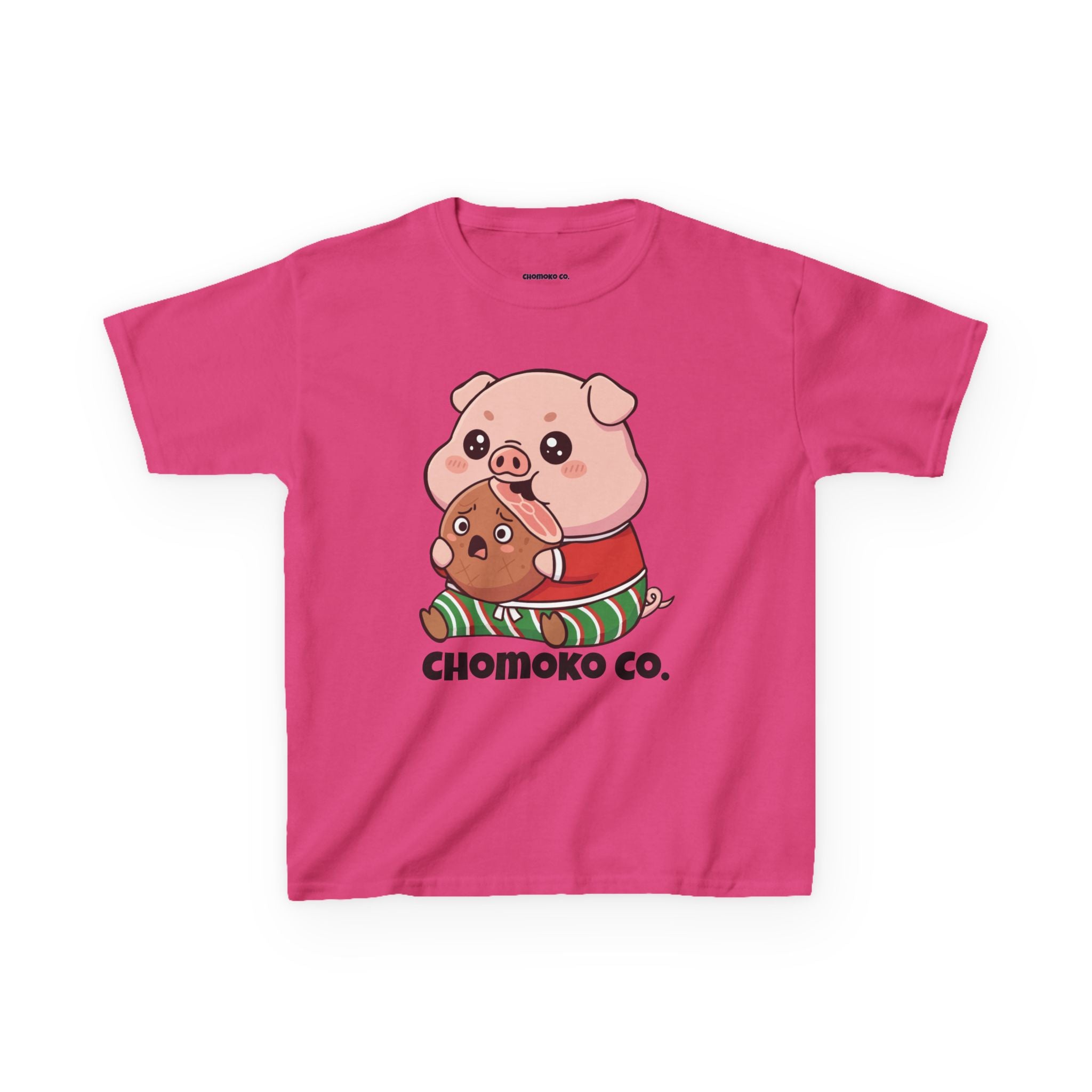 Okui in Christmas pajamas Kids Heavy Cotton™ Tee