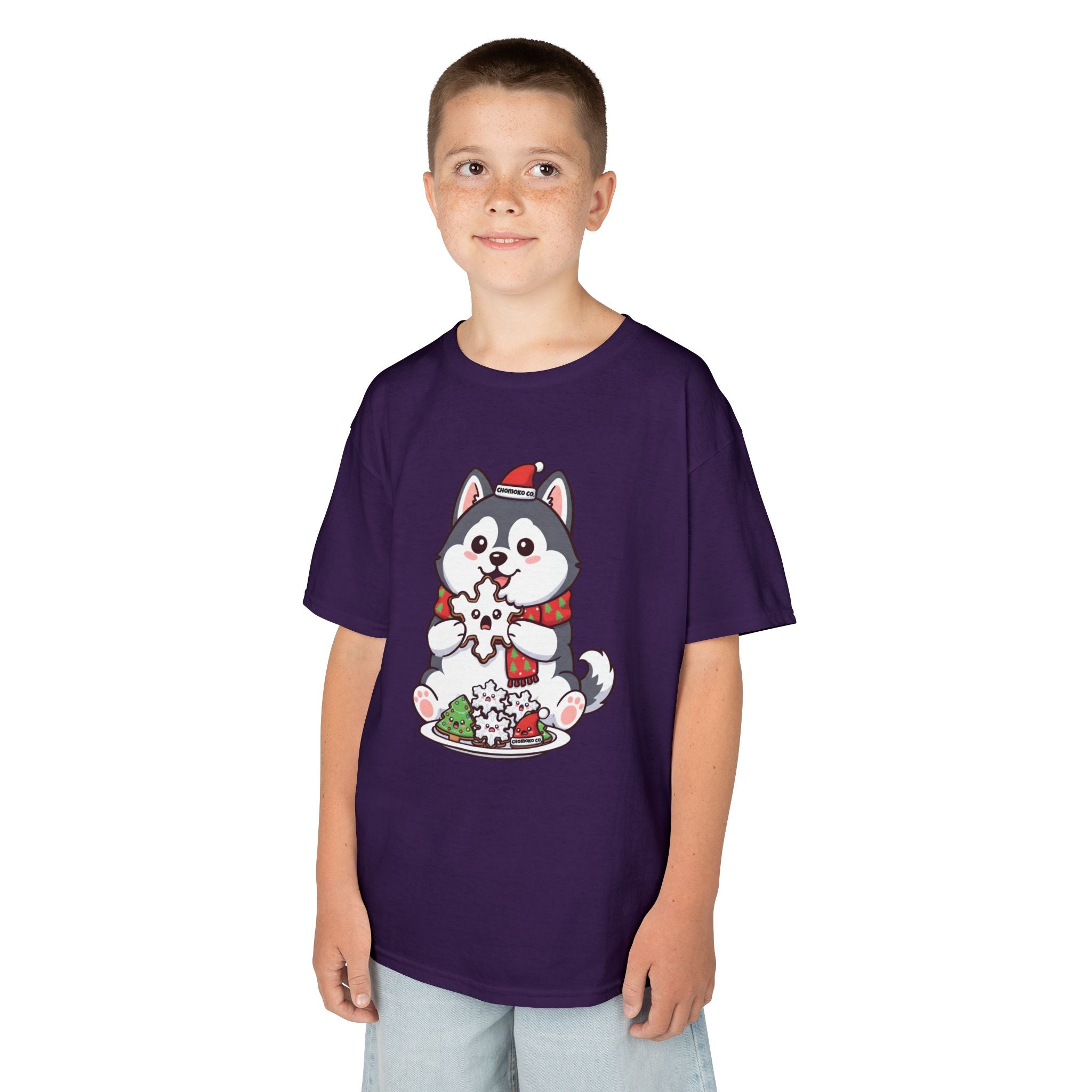 Koda eating Sugar cookies Kids Heavy Cotton™ Tee