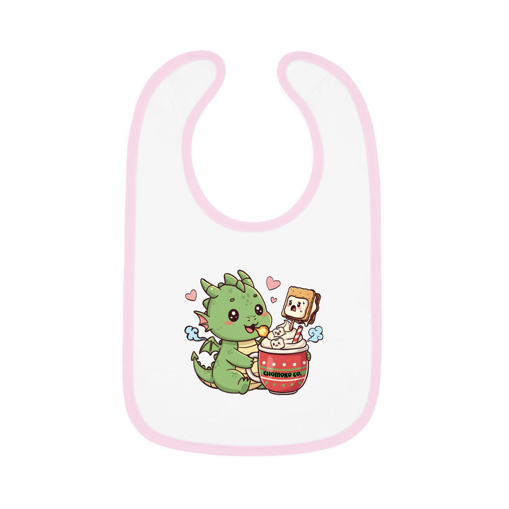 Rinzu drinking Hot chocolate Baby Bib