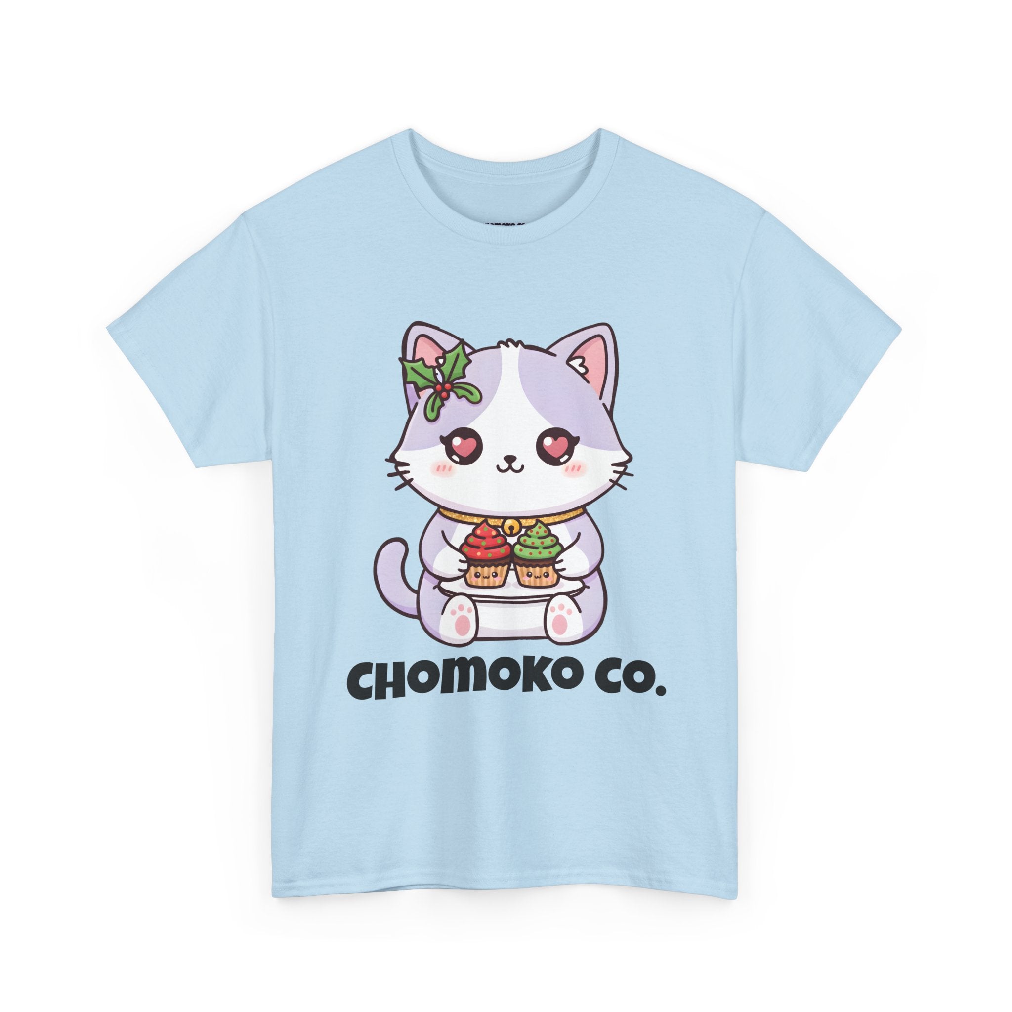 Nori with Christmas Cupcakes Sharing Tee | Christmas Cute Holiday Shirt