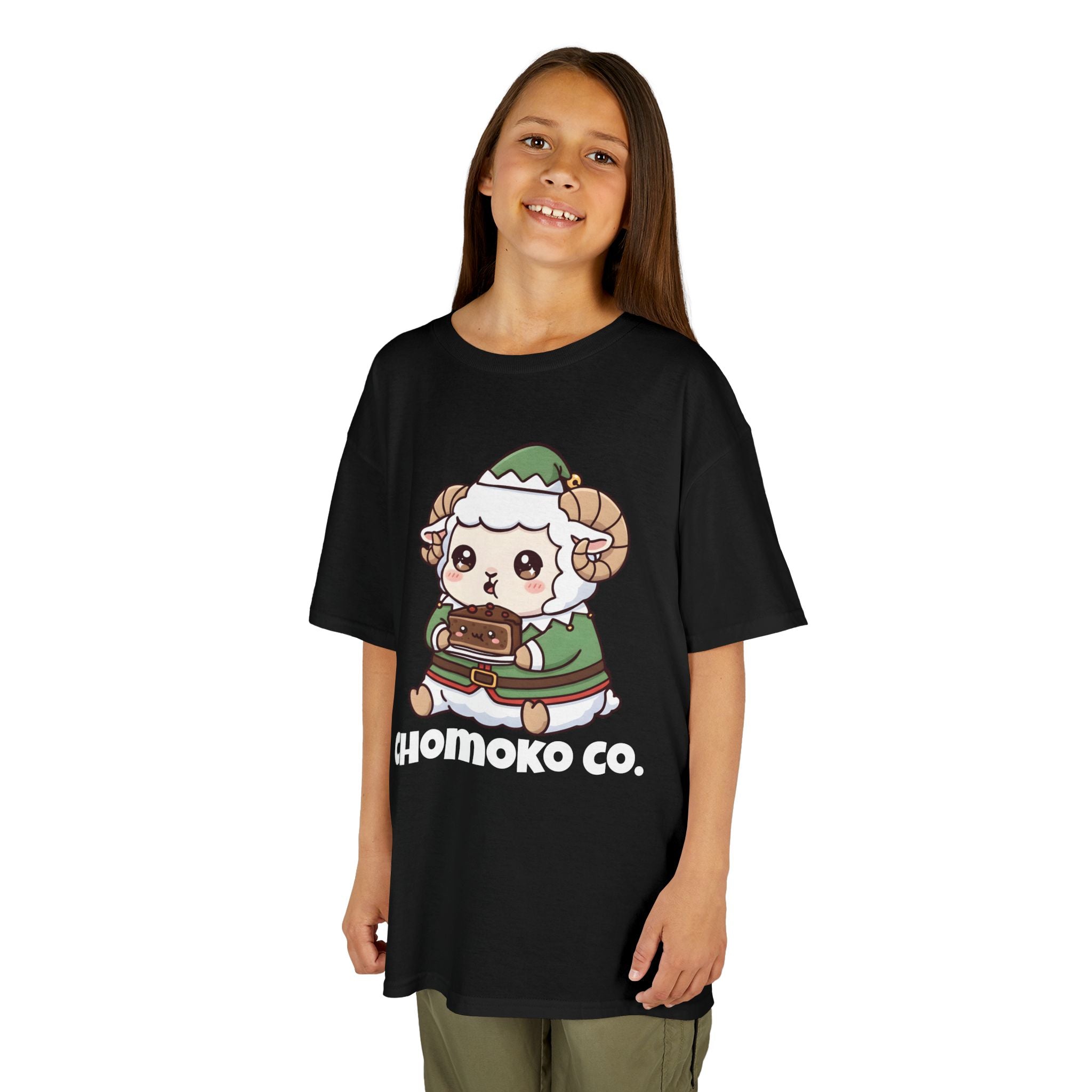 Bashi in an elf costume Kids Heavy Cotton™ Tee