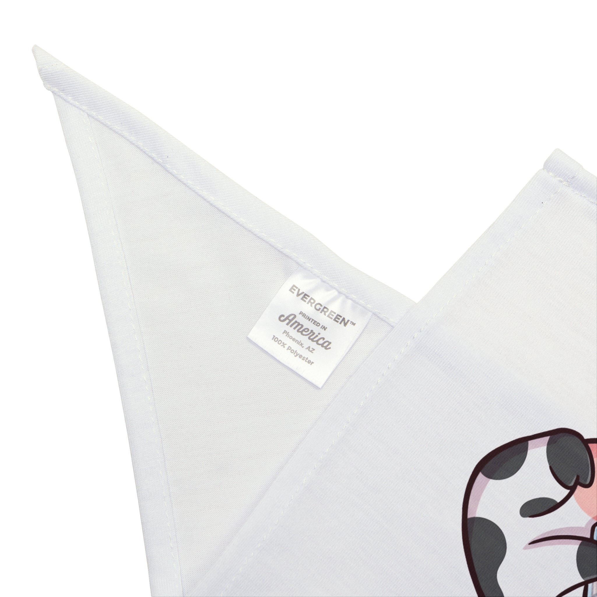 Kolby drinking milk Pet Bandana