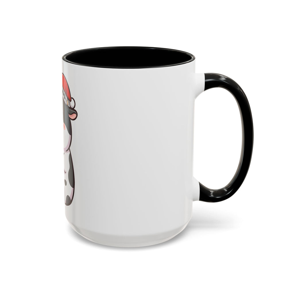 Kolby with Santa hat Accent Coffee Mug (11, 15oz)
