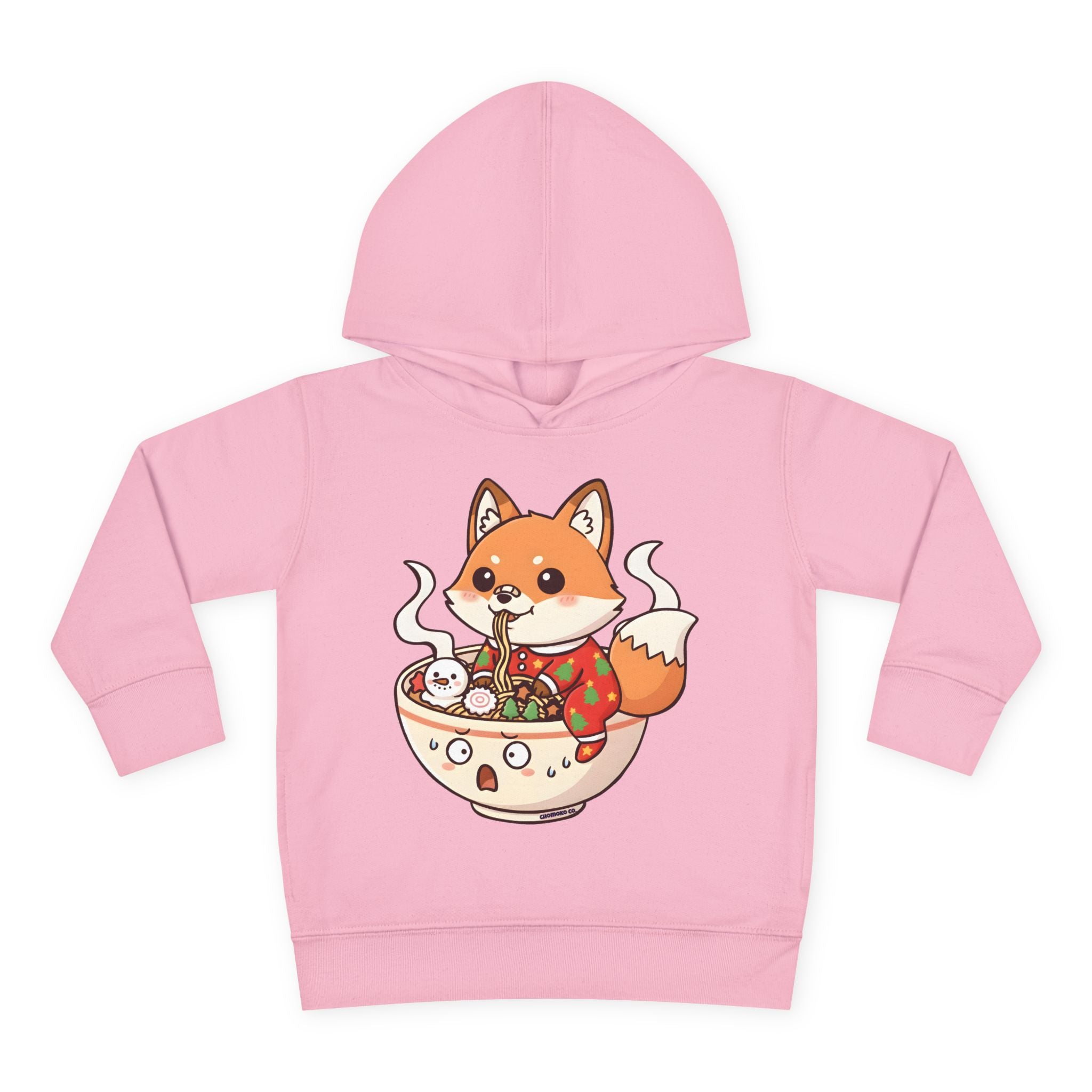 Sumi in Christmas pajamas Toddler Pullover Fleece Hoodie