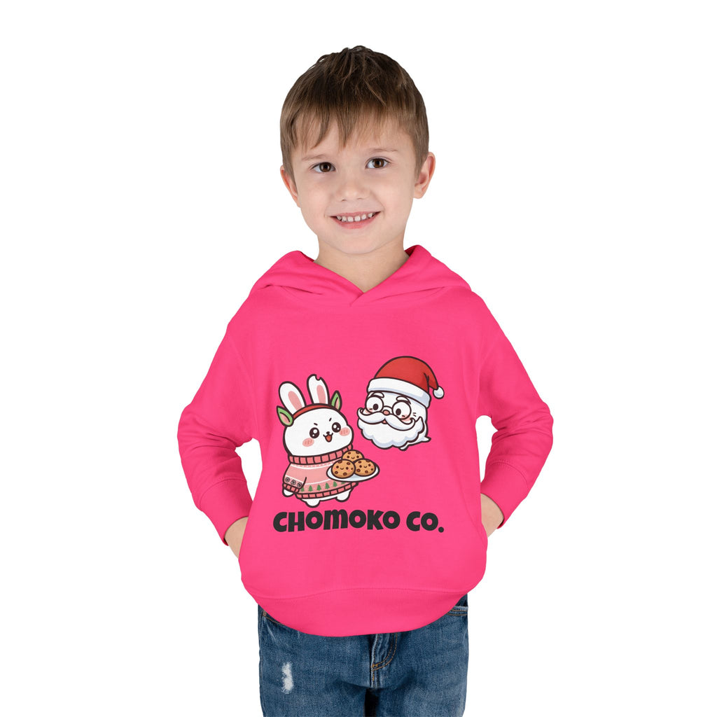 Chomoko and Santa Oji Toddler Pullover Fleece Hoodie