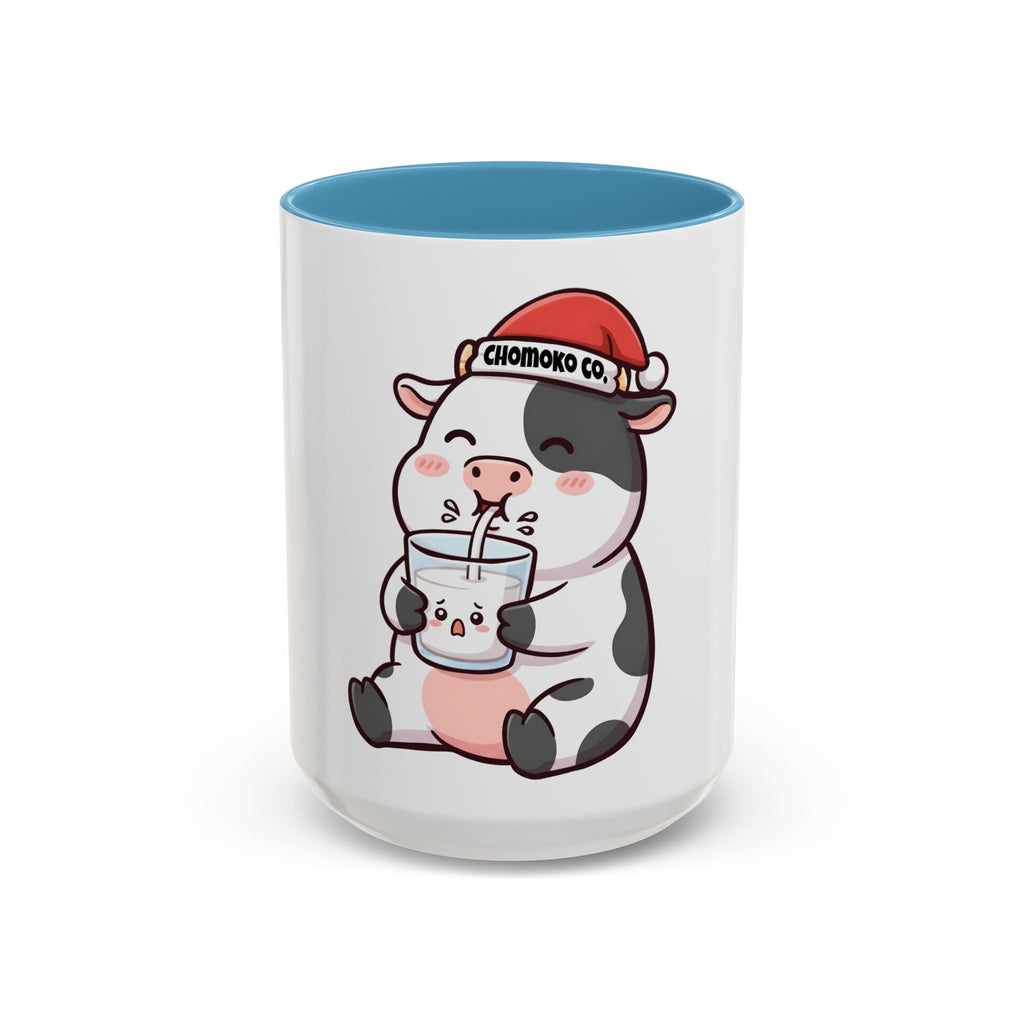 Kolby with Santa hat Accent Coffee Mug (11, 15oz)
