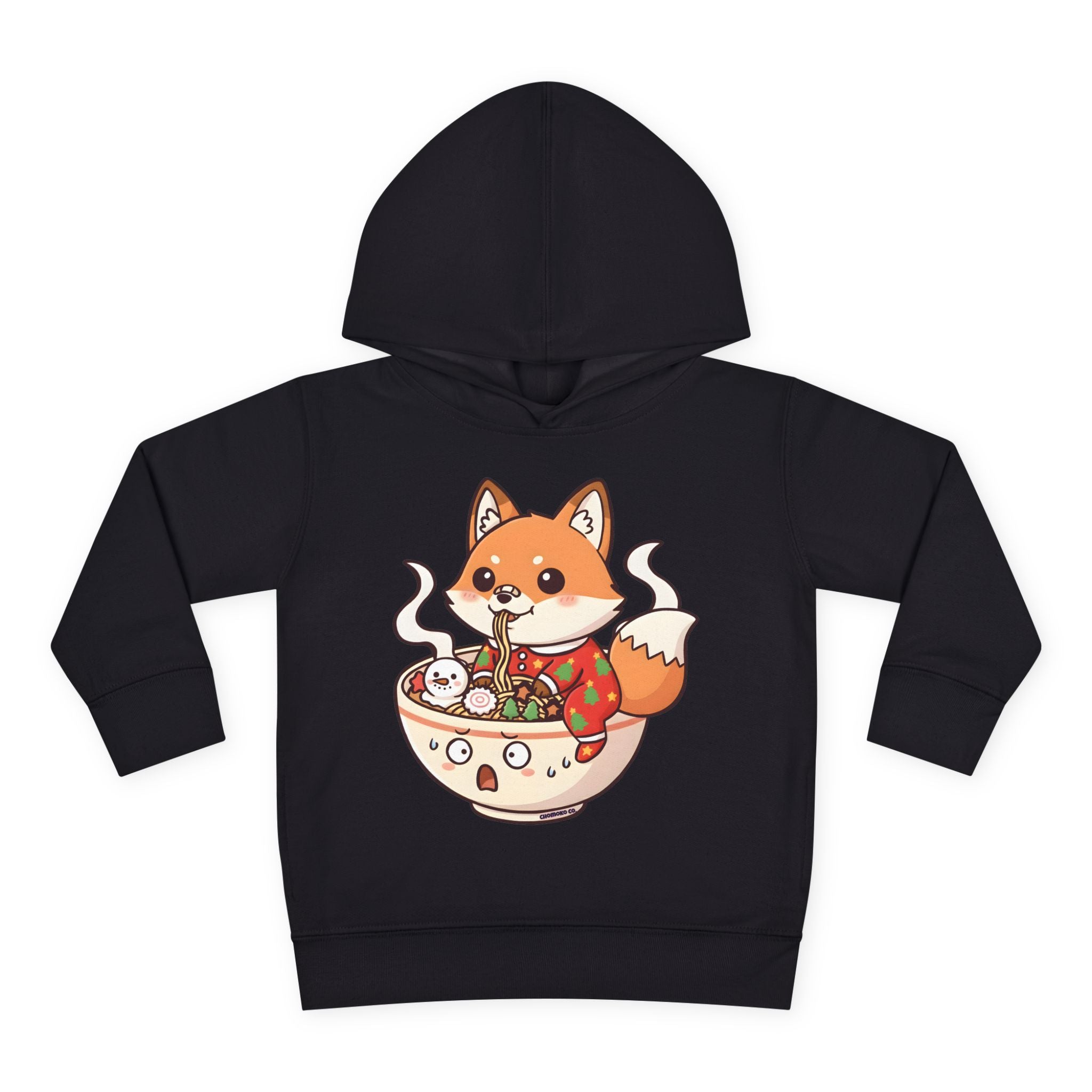 Sumi in Christmas pajamas Toddler Pullover Fleece Hoodie