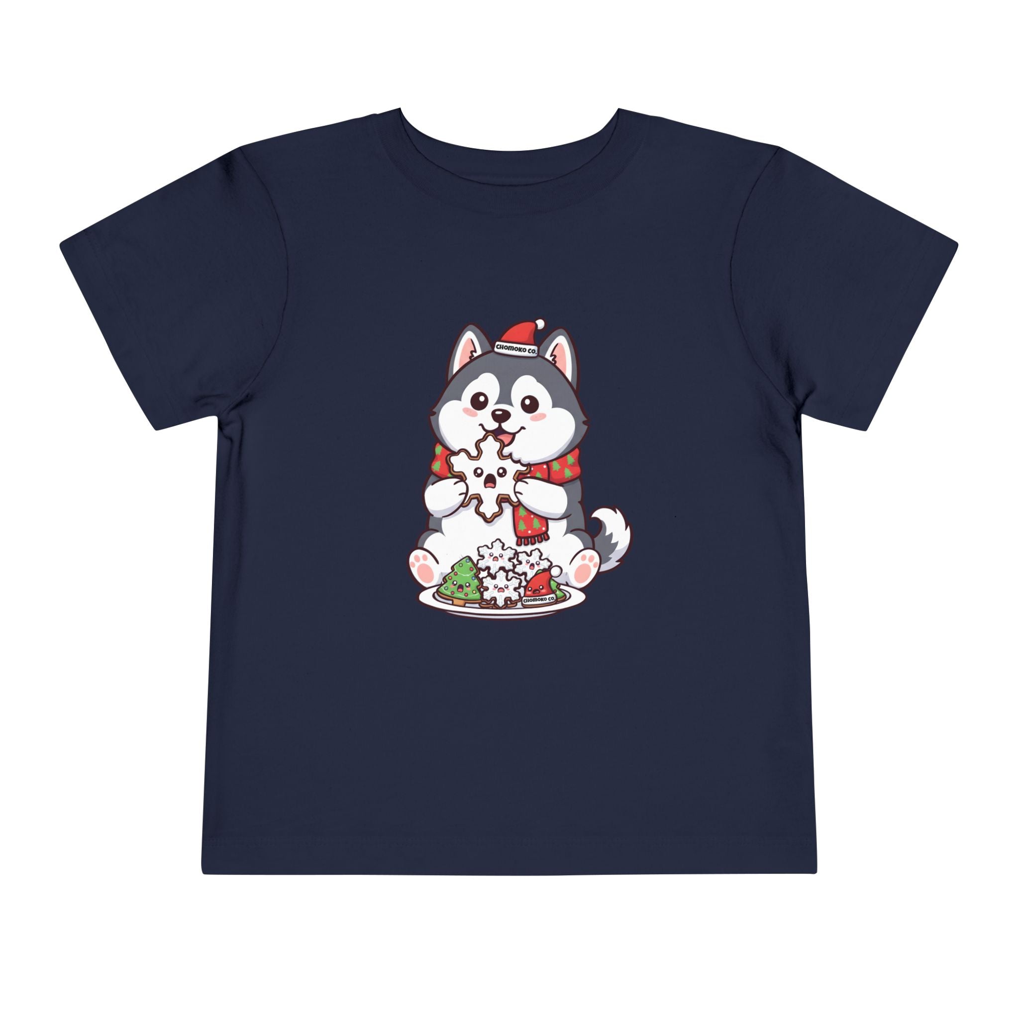 Koda eating Sugar cookies Toddler Short Sleeve Tee