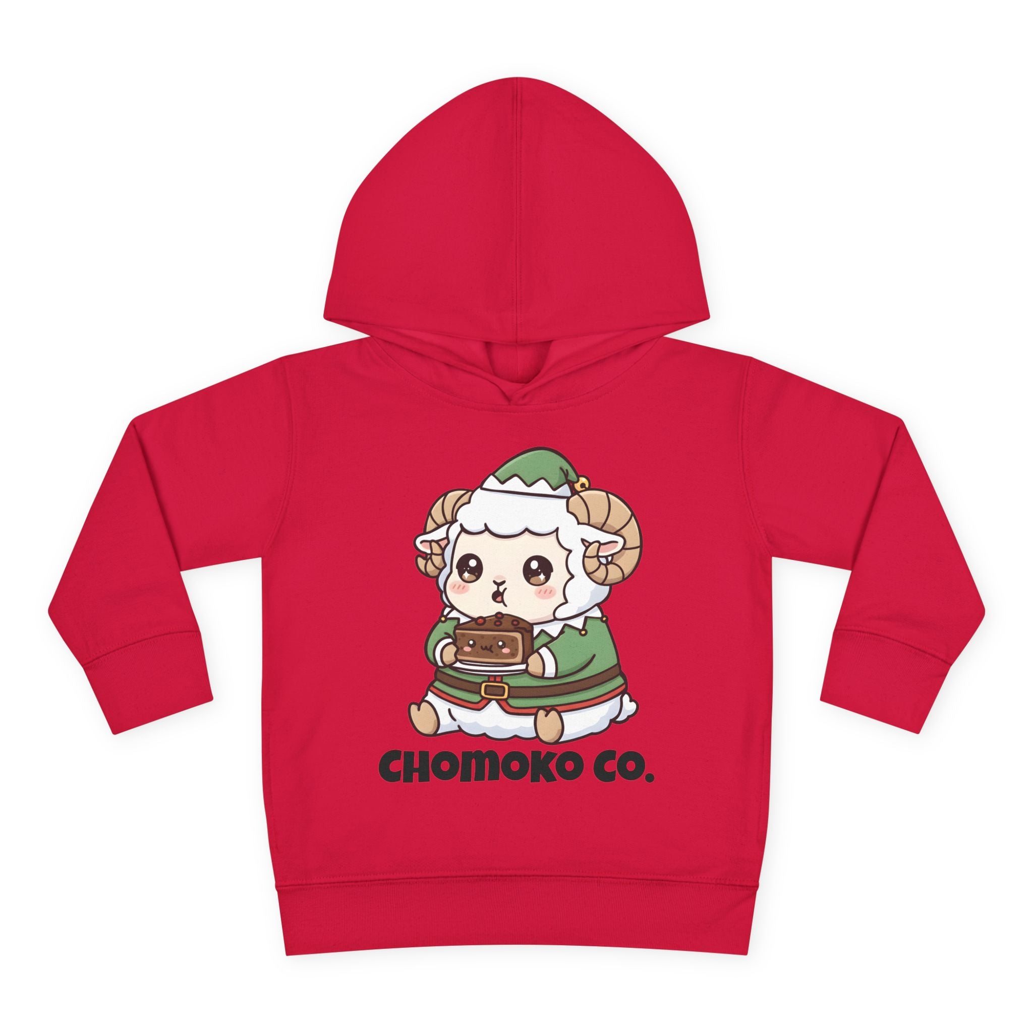 Bashi in an elf costume Toddler Pullover Fleece Hoodie