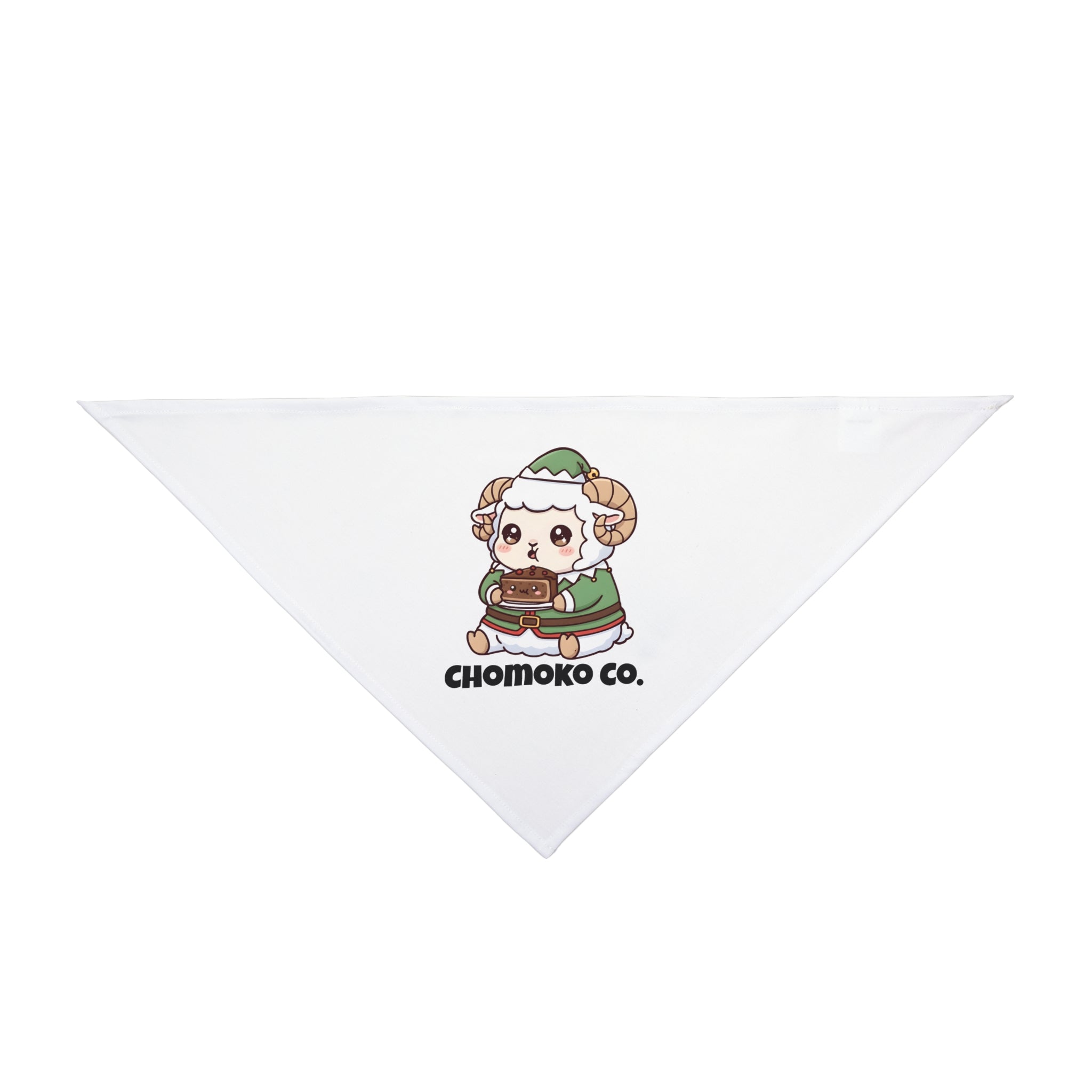 Bashi in an elf costume Pet Bandana