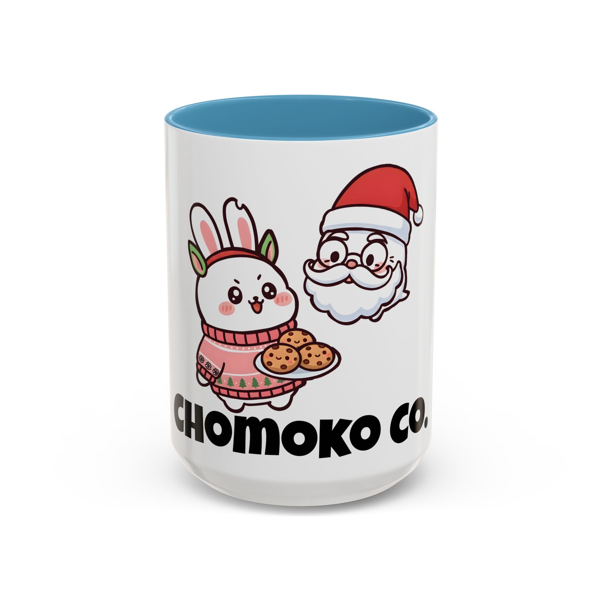 Chomoko and santa Oji Accent Coffee Mug (11, 15oz)