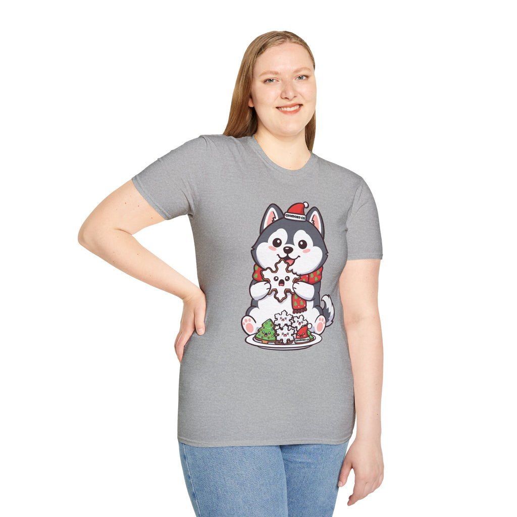 Koda eating Sugar cookies Unisex Softstyle T-Shirt