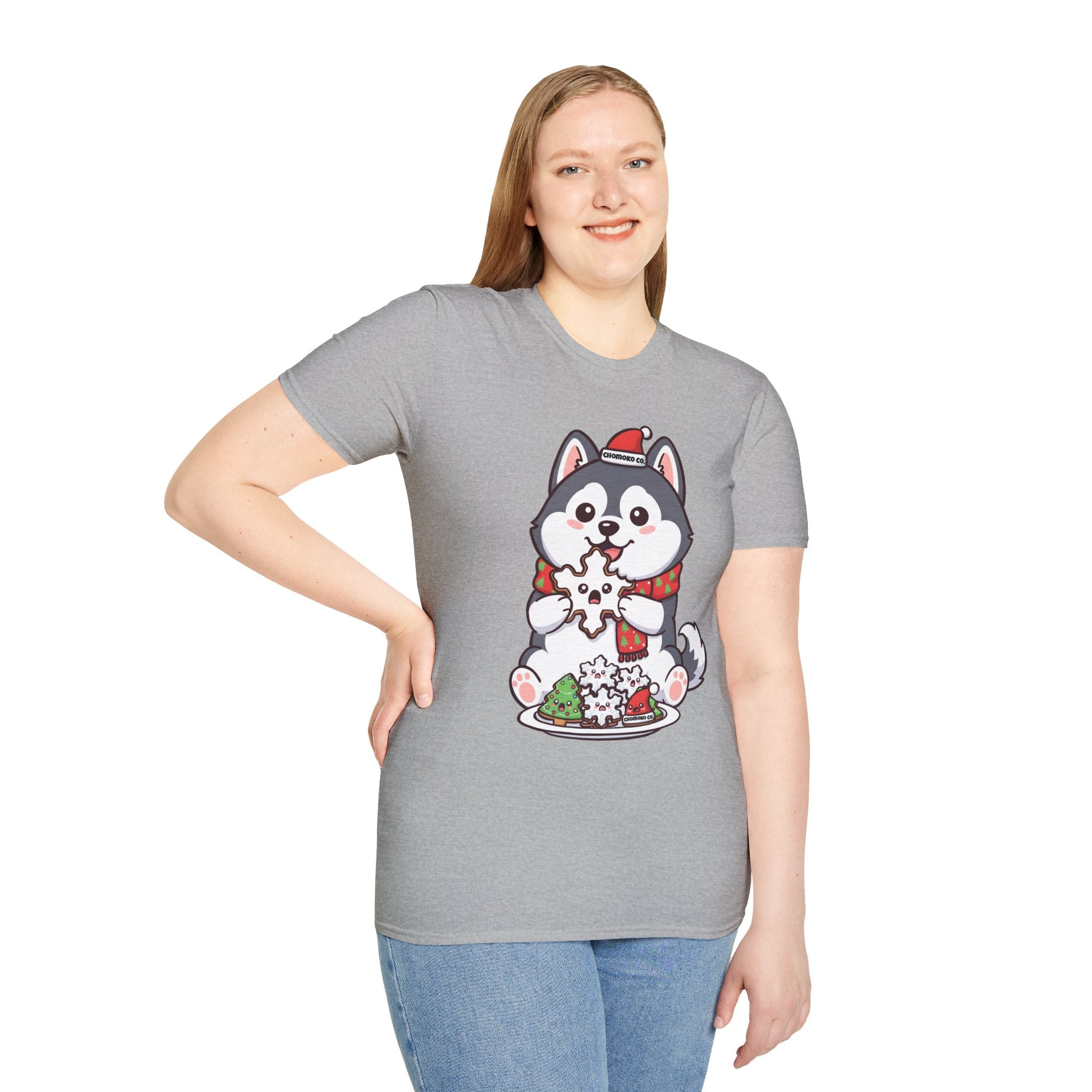Koda eating Sugar cookies Unisex Softstyle T-Shirt