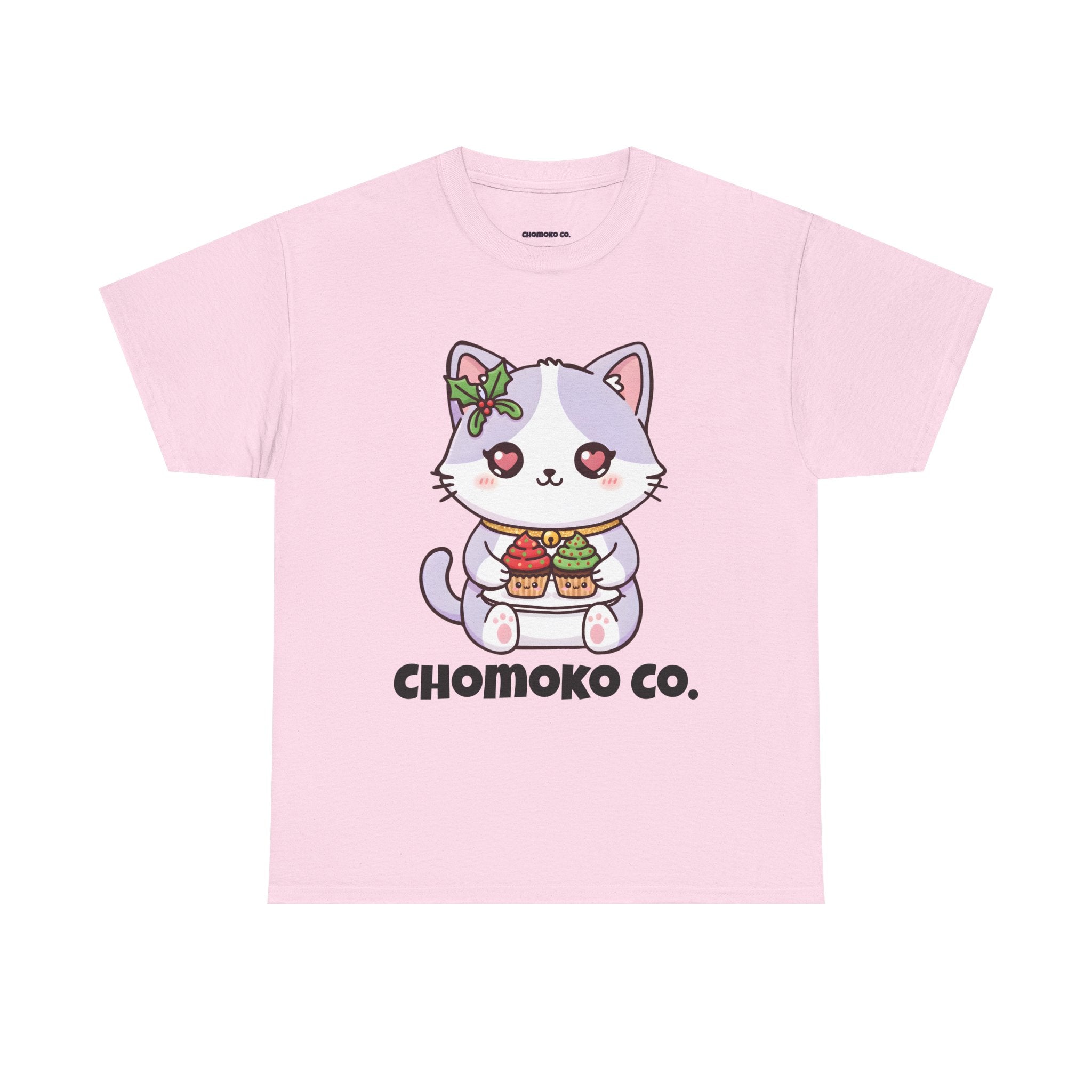 Nori with Christmas Cupcakes Sharing Tee | Christmas Cute Holiday Shirt