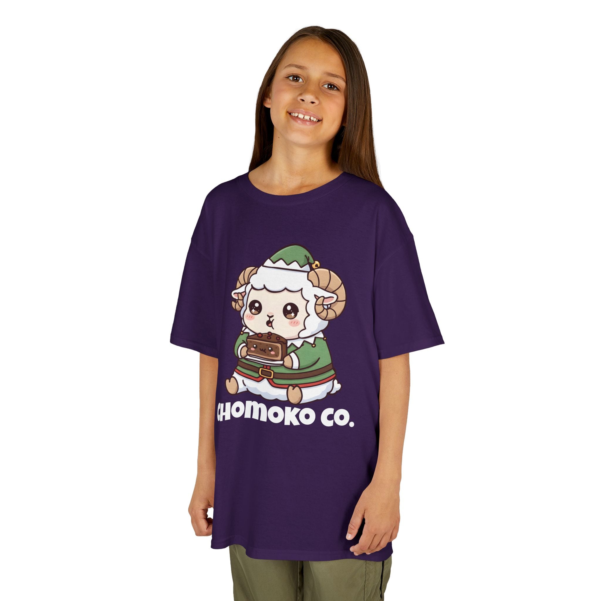 Bashi in an elf costume Kids Heavy Cotton™ Tee