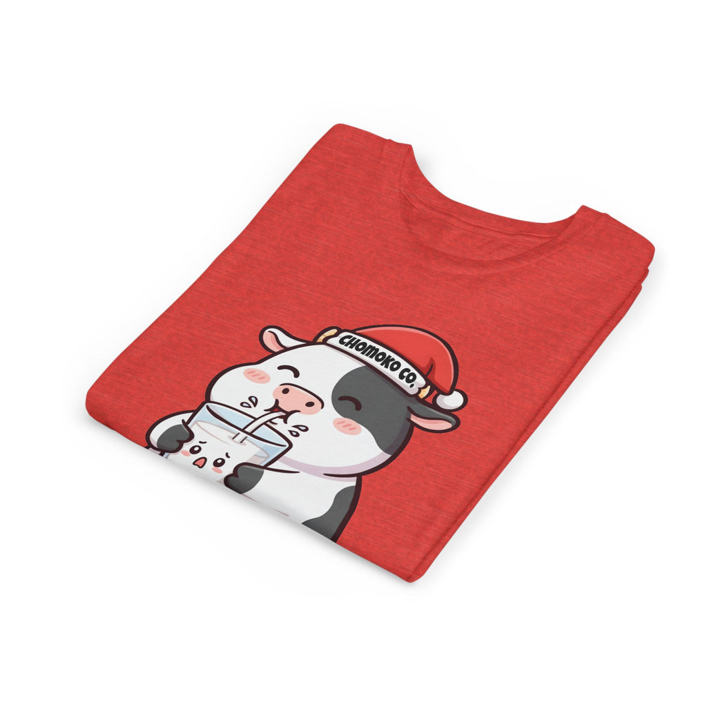 Kolby with Santa hat Youth Short Sleeve Tee