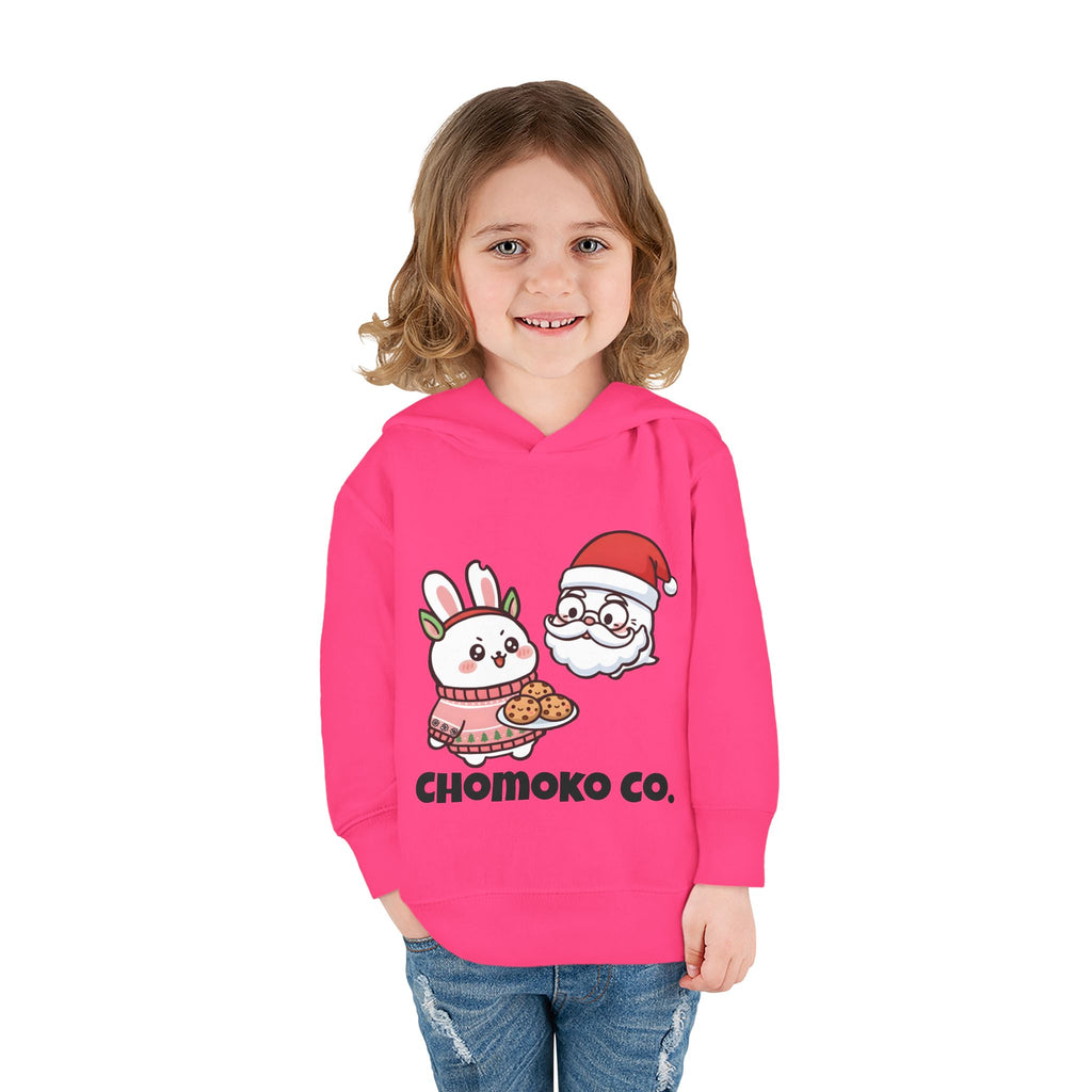 Chomoko and Santa Oji Toddler Pullover Fleece Hoodie