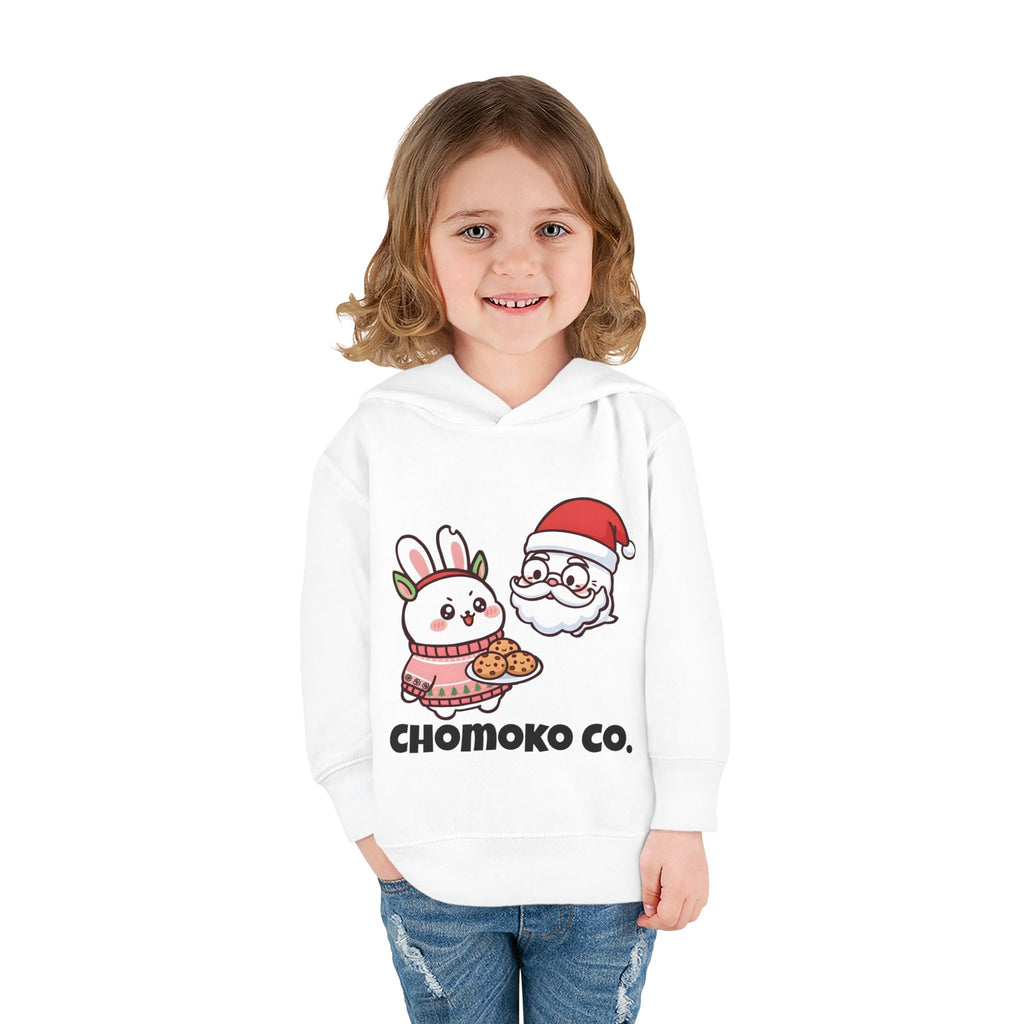 Chomoko and Santa Oji Toddler Pullover Fleece Hoodie