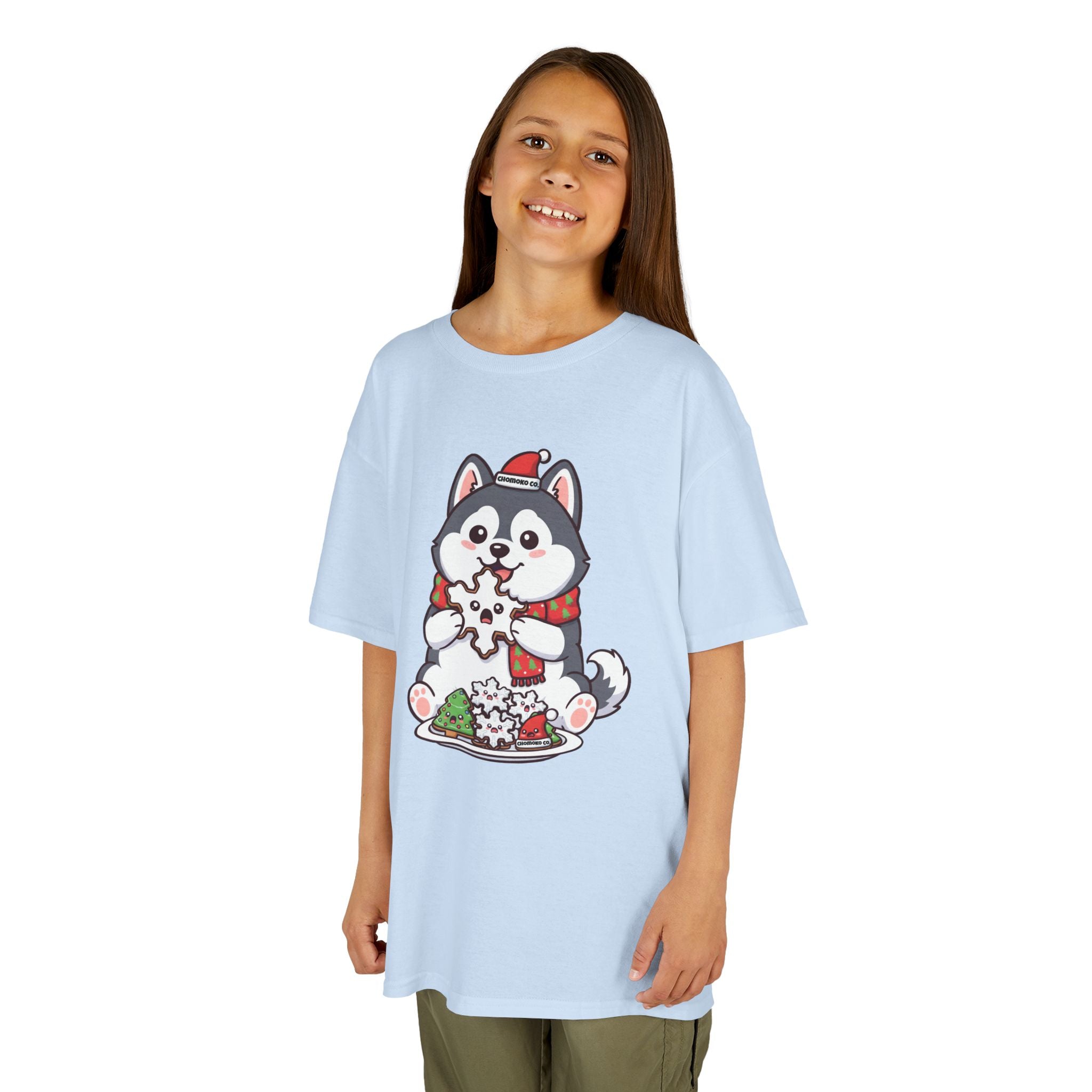 Koda eating Sugar cookies Kids Heavy Cotton™ Tee
