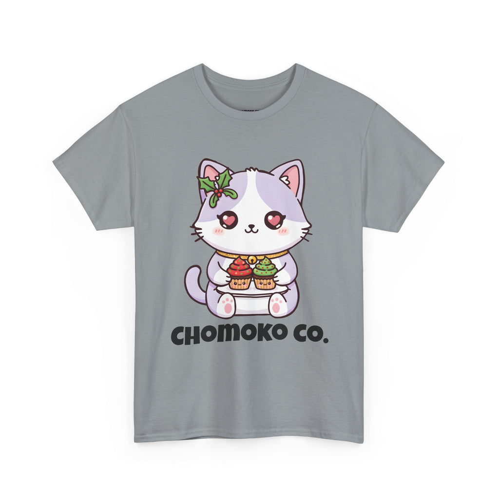 Nori with Christmas Cupcakes Sharing Tee | Christmas Cute Holiday Shirt