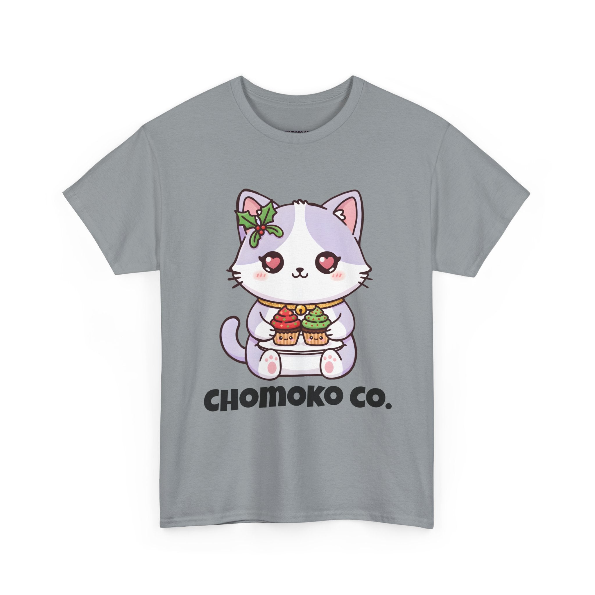 Nori with Christmas Cupcakes Sharing Tee | Christmas Cute Holiday Shirt