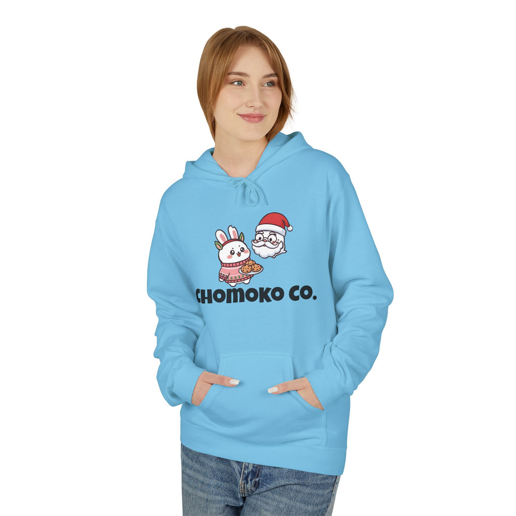 Chomoko and Santa Oji Unisex Midweight Softstyle Fleece Hoodie