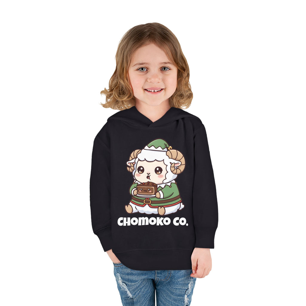 Bashi in an elf costume Toddler Pullover Fleece Hoodie