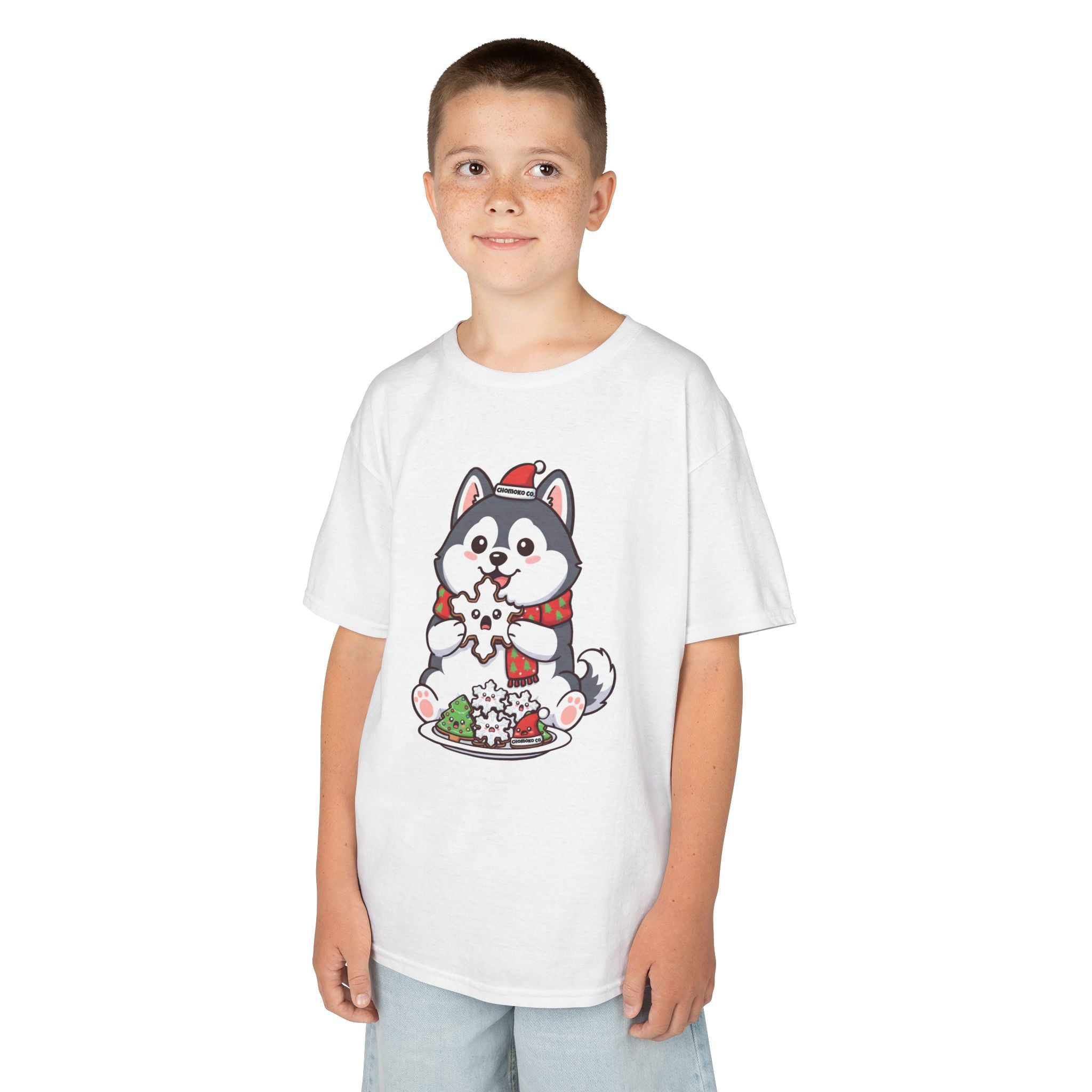 Koda eating Sugar cookies Kids Heavy Cotton™ Tee