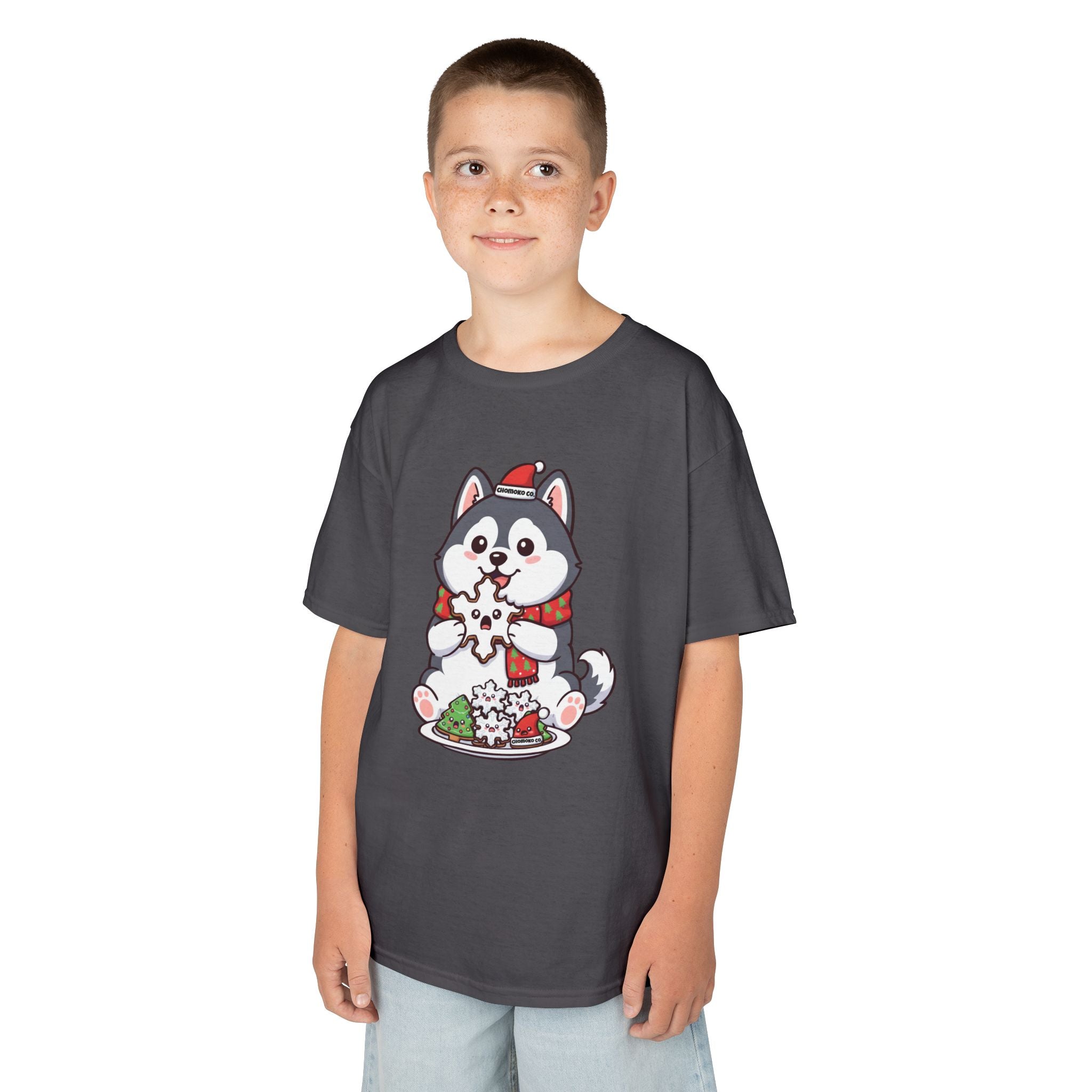Koda eating Sugar cookies Kids Heavy Cotton™ Tee