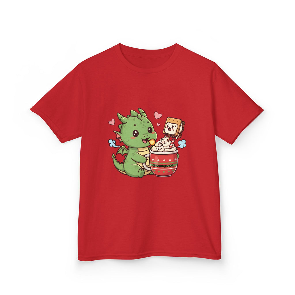 Rinzu drinking Hot chocolate Kids Heavy Cotton™ Tee