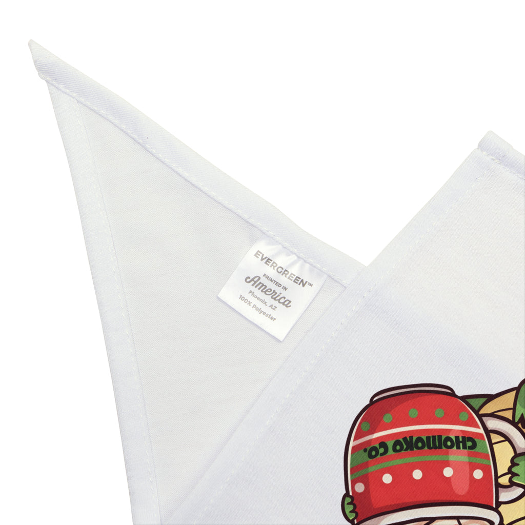 Rinzu drinking smores hot chocolate Pet Bandana