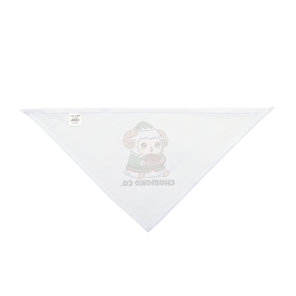 Bashi in an elf costume Pet Bandana