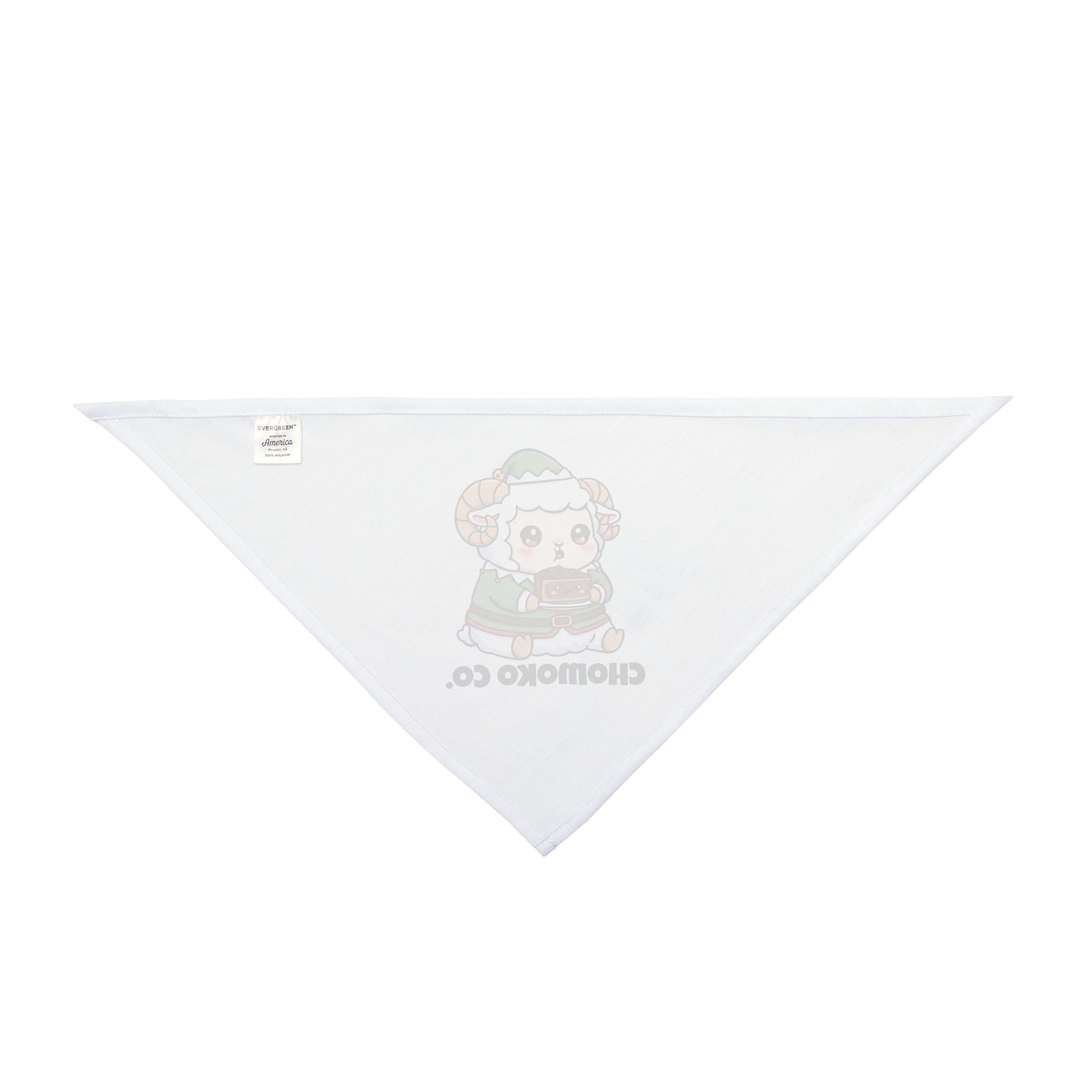 Bashi in an elf costume Pet Bandana